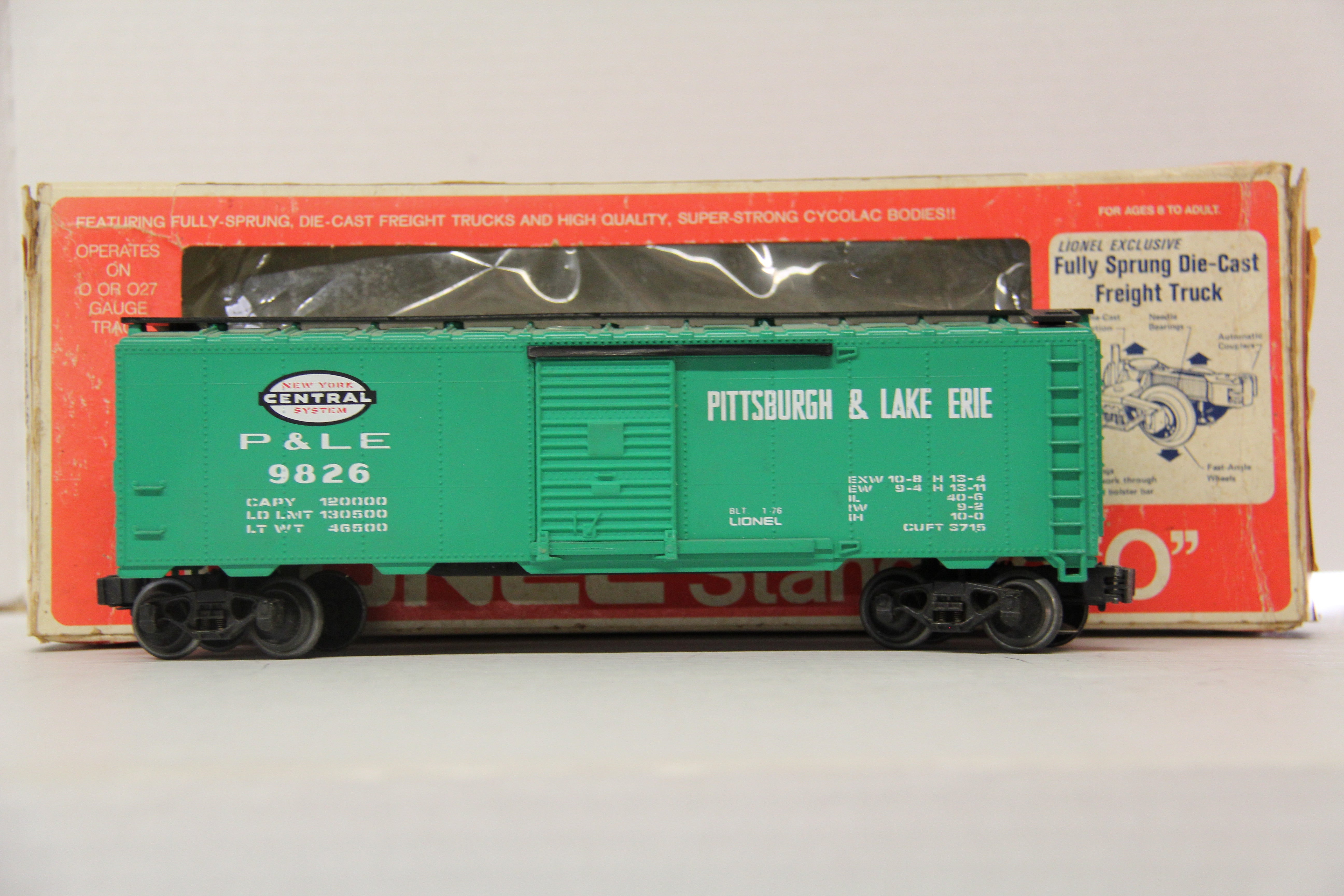 Lionel 6-9826  New York Central Standard Box Car-Second hand-M5781