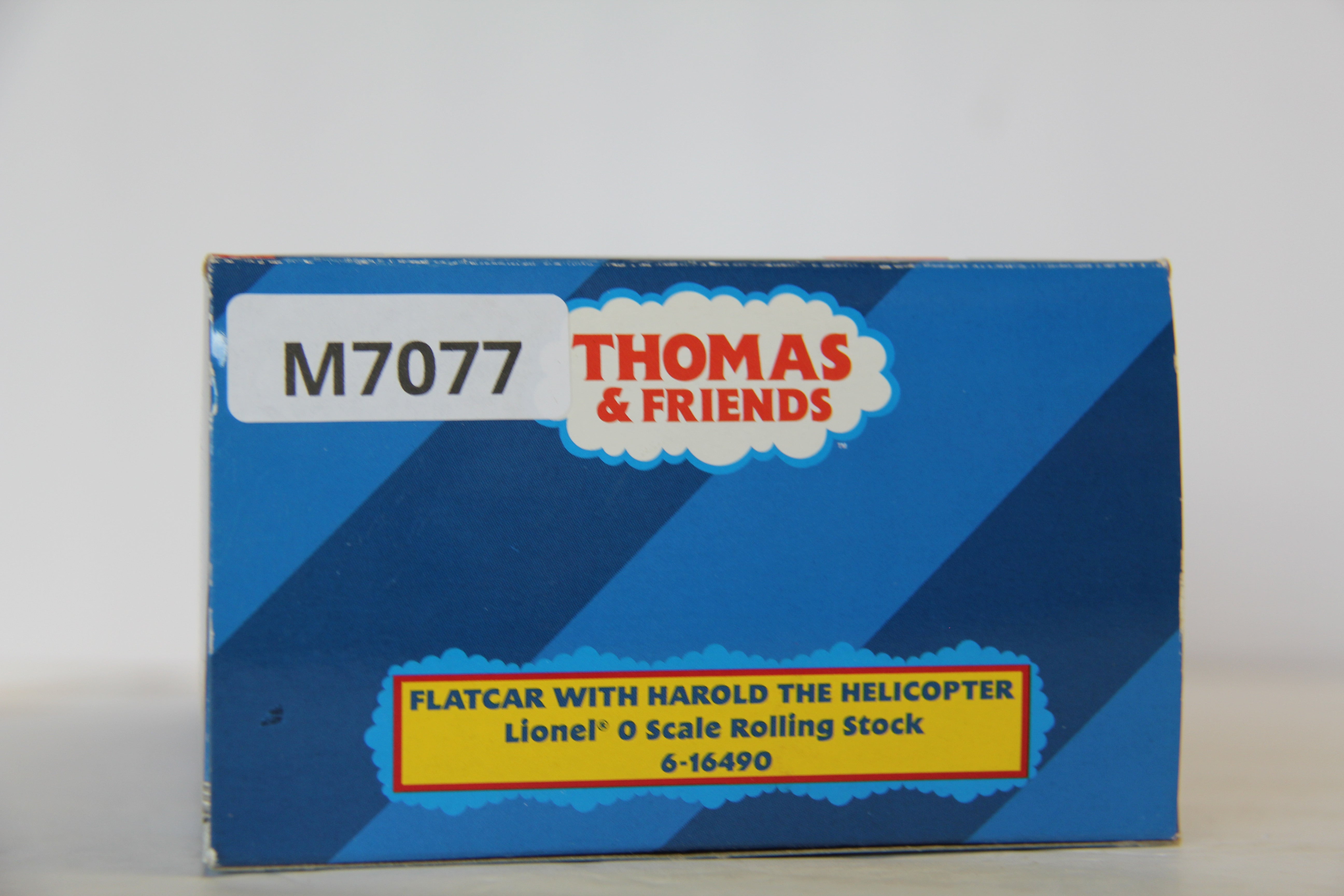 Lionel 6-16490 Thomas & Friends Flatcar with Harold the Helicopter-Second hand-M7077