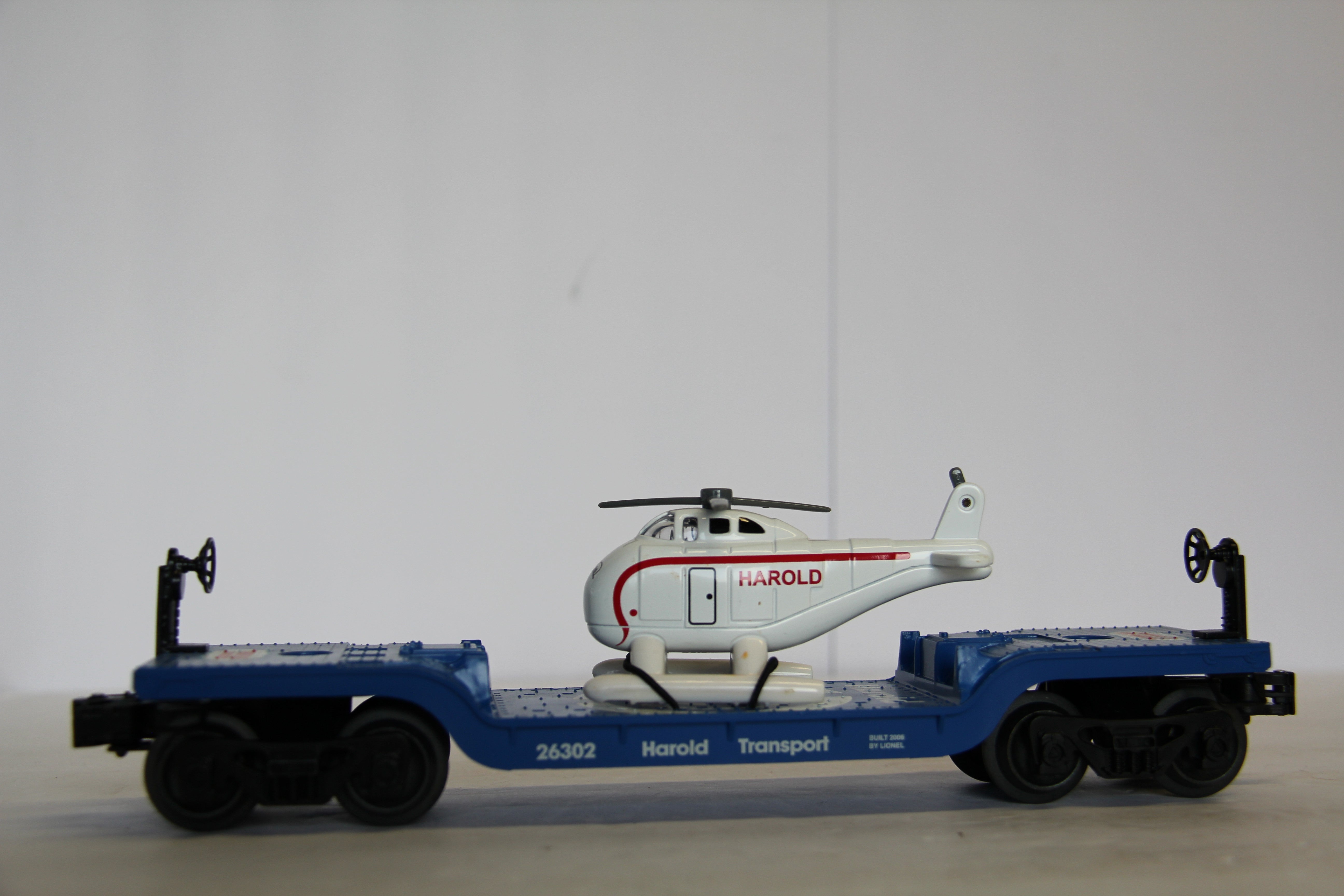 Lionel 6-16490 Thomas & Friends Flatcar with Harold the Helicopter-Second hand-M7077