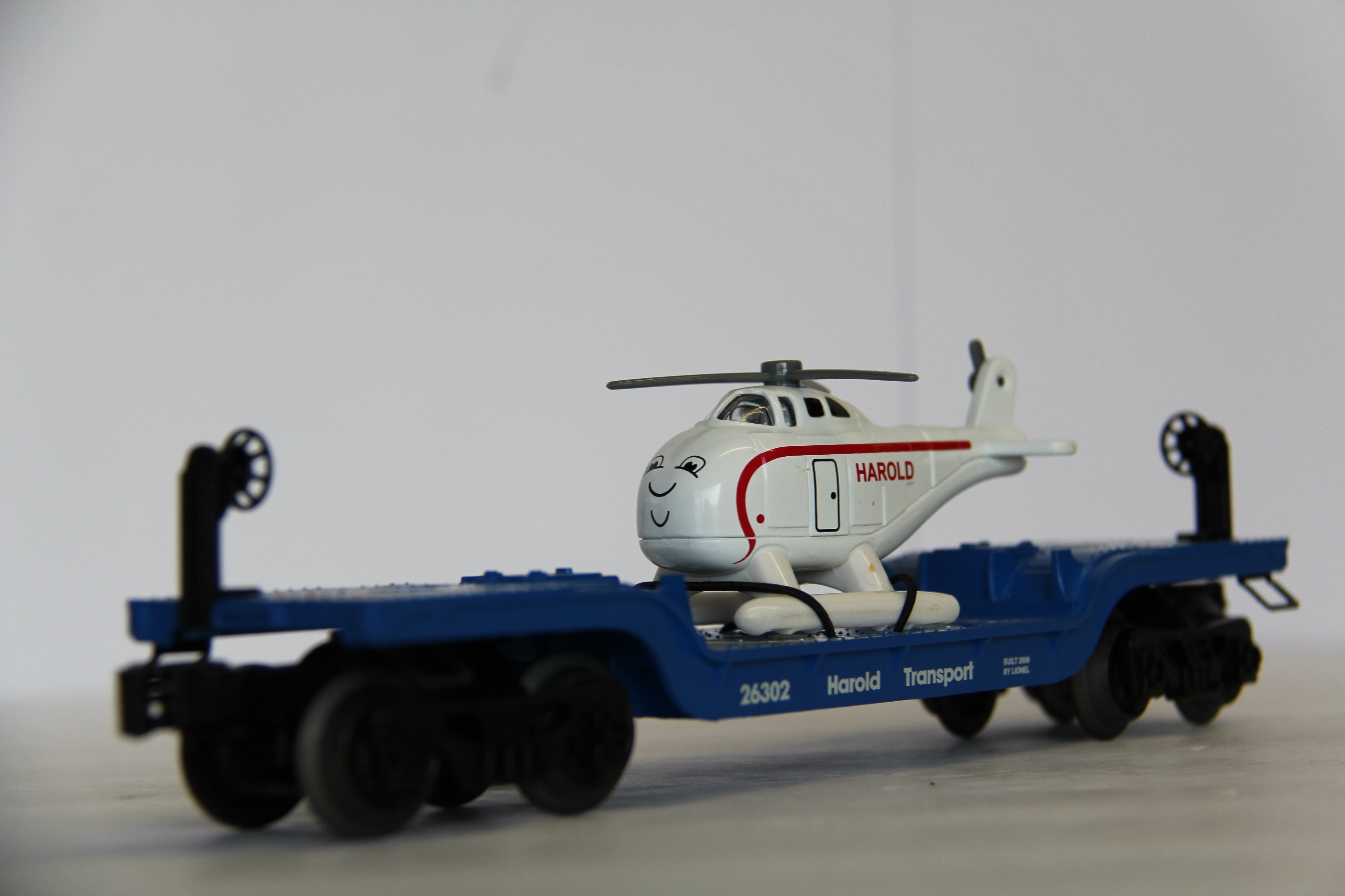Lionel 6-16490 Thomas & Friends Flatcar with Harold the Helicopter-Second hand-M7077