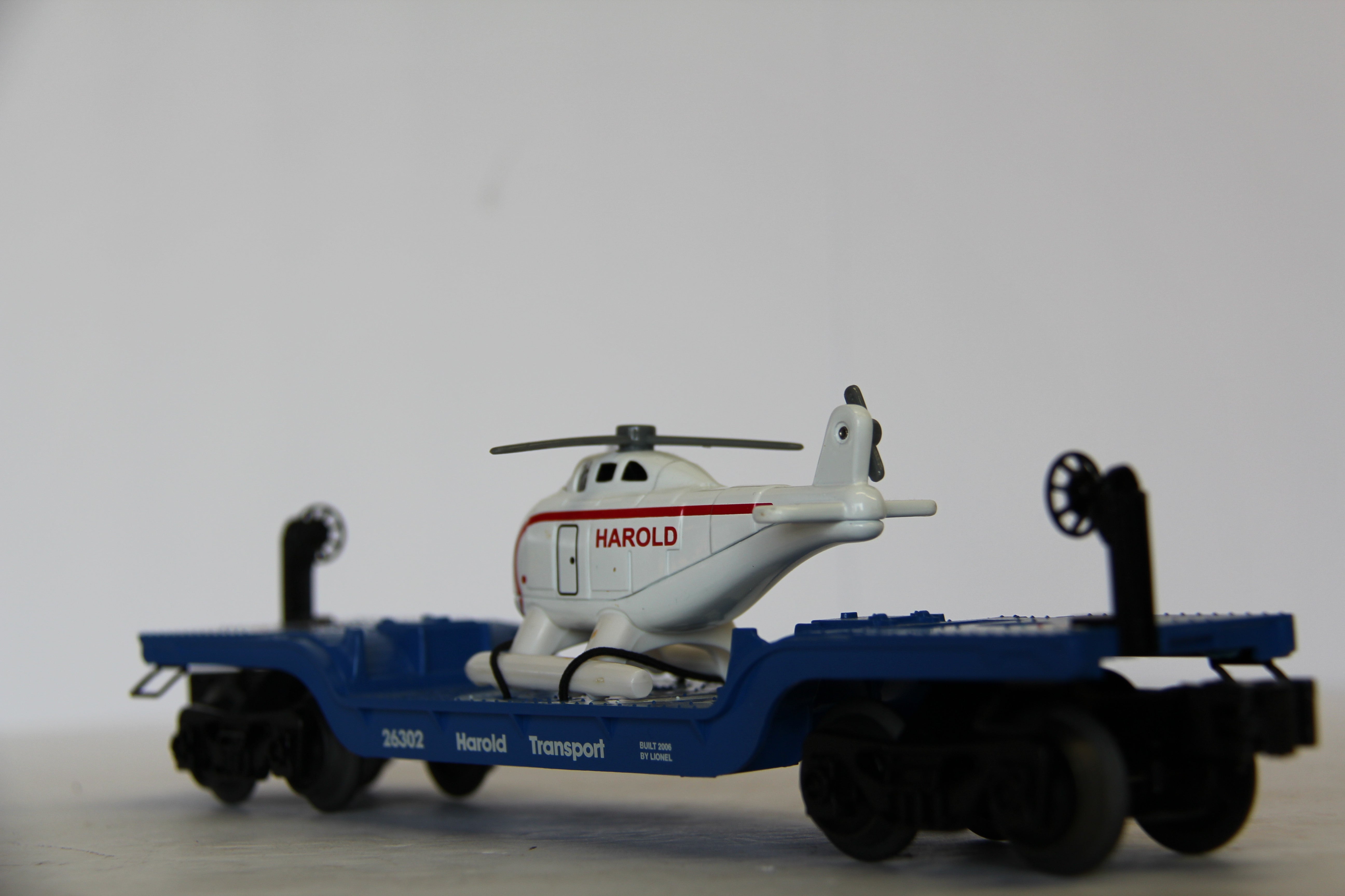 Lionel 6-16490 Thomas & Friends Flatcar with Harold the Helicopter-Second hand-M7077