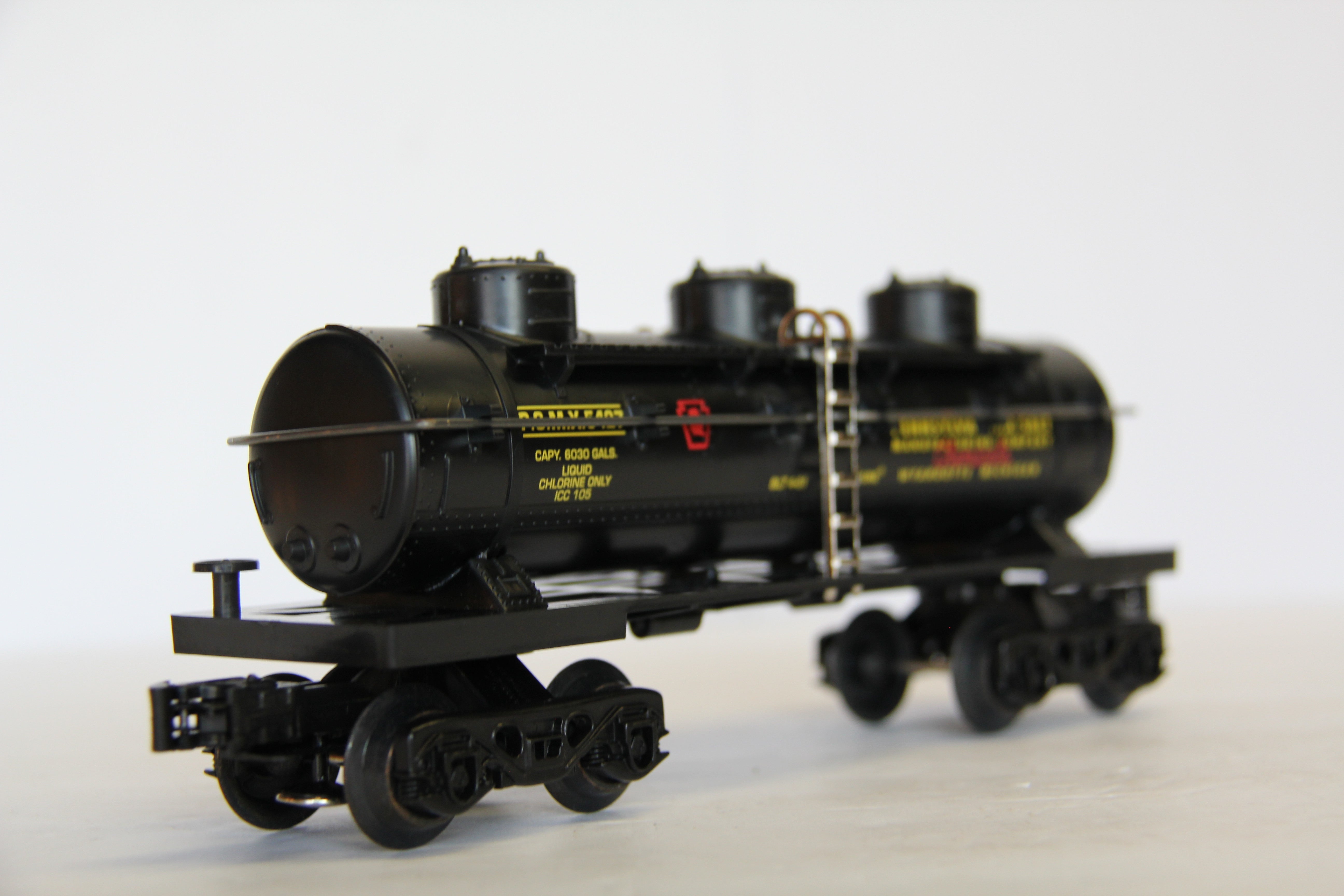 K Line K5427 Pennsylvania Rail Road 3 Dome CLASSIC Tank Car-Second hand-M7078