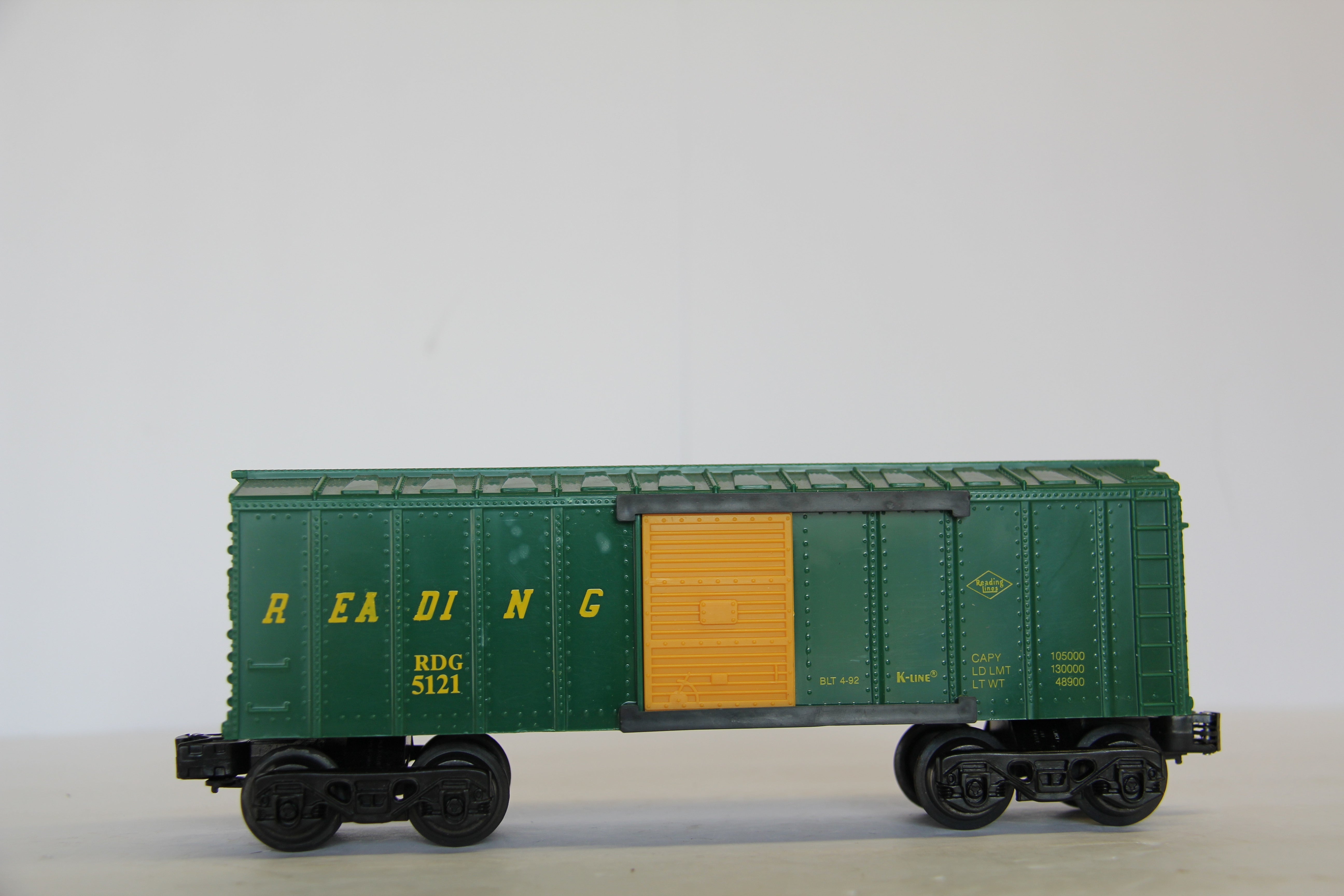 K Line Reading Boxcar #5121-Second hand-M7080-5