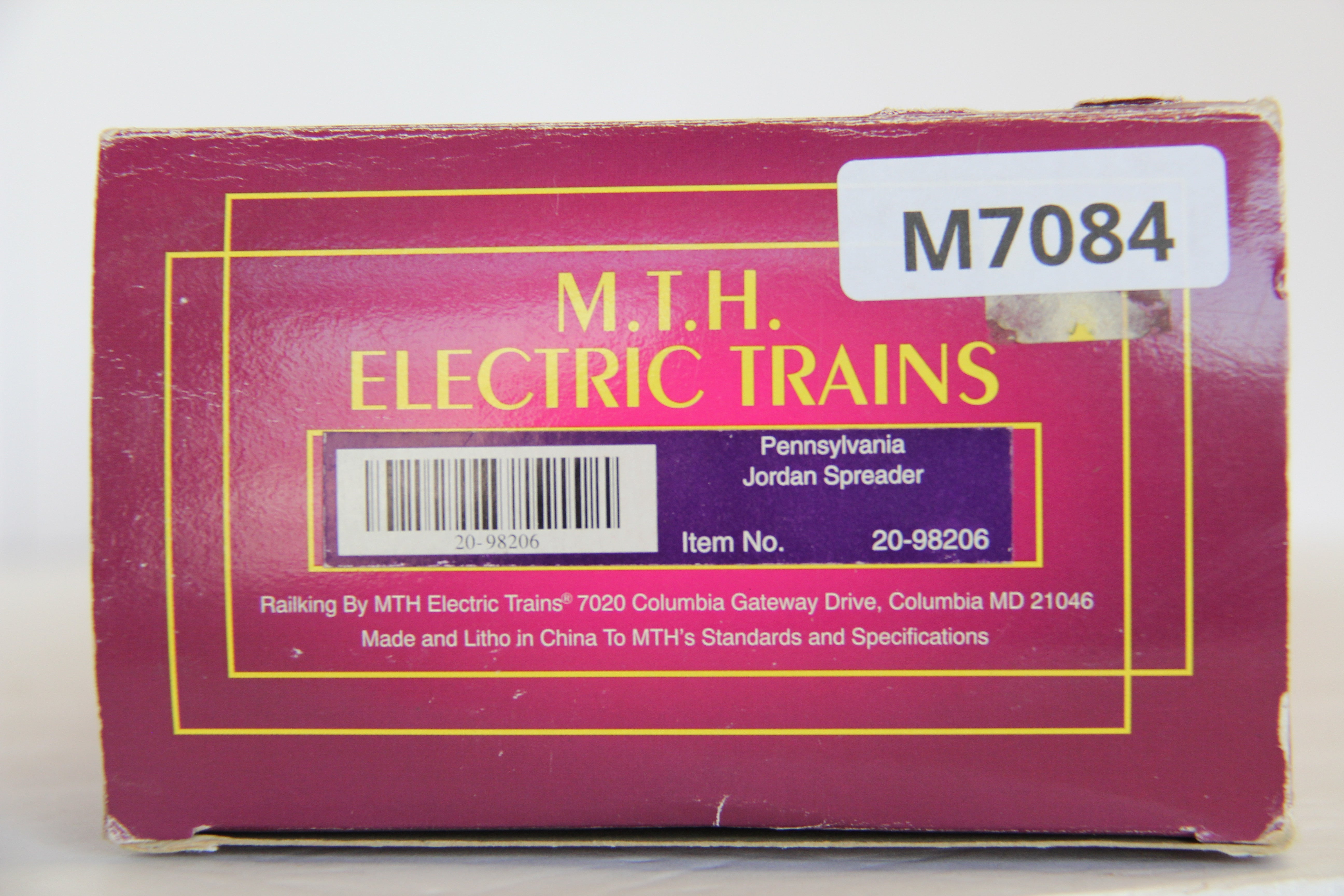 MTH 20-98206 Pennsylvania Jordan Spreader-Second hand-M7084