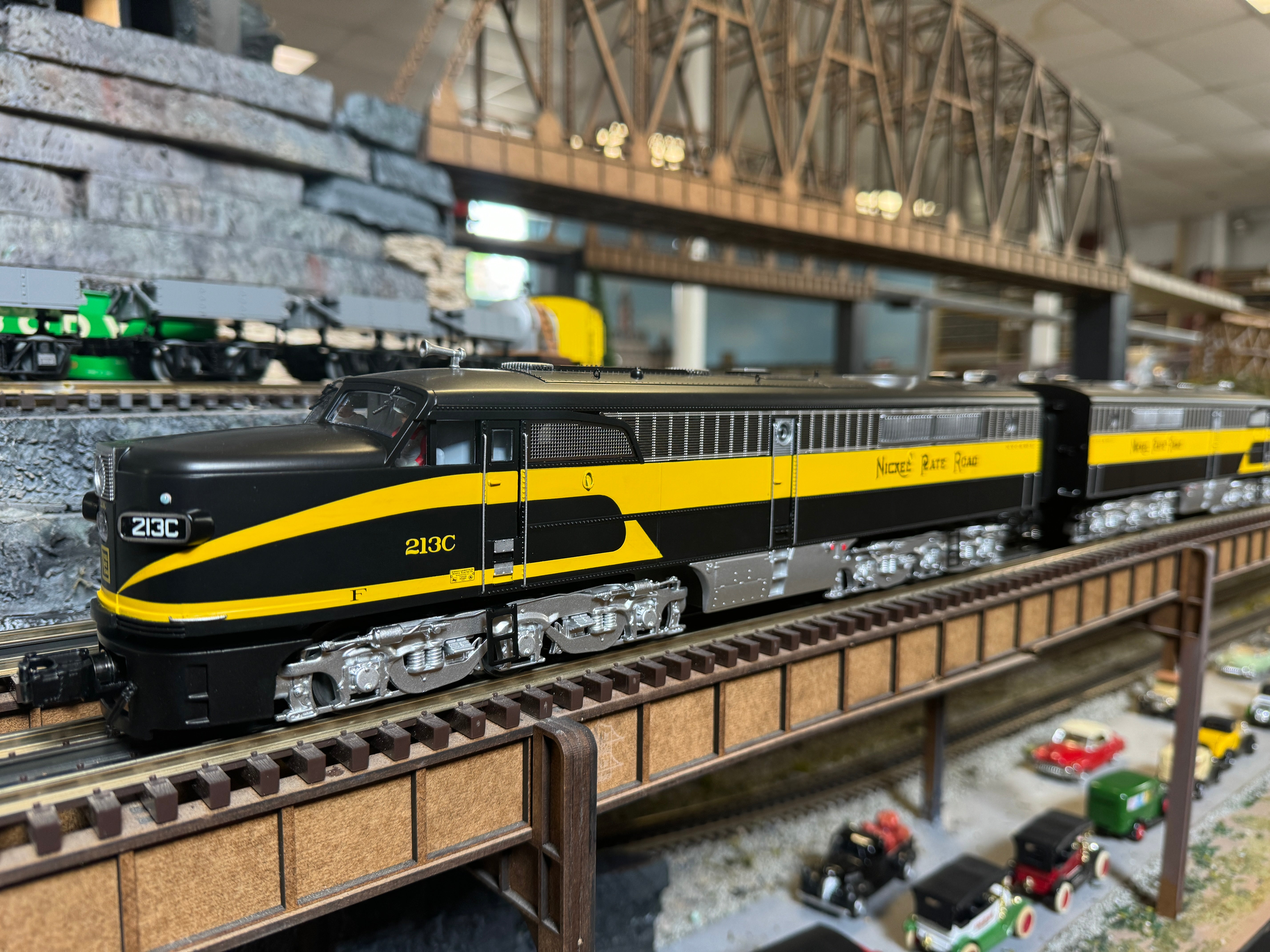 MTH/Atlas - Alco PA A #213C Sleeper Passenger Set "Nickel Plate Road" (Black & Gold) - Custom Run for MrMuffin'sTrains