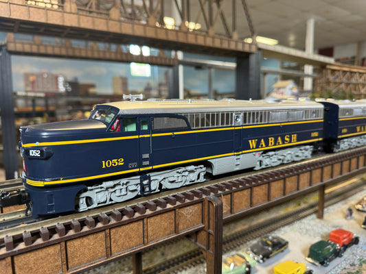 MTH 20-21888-1 - Premier - Alco PA A Unit Diesel Locomotive "Wabash" #1052 w/ PS3 - Custom Run for MrMuffin'sTrains