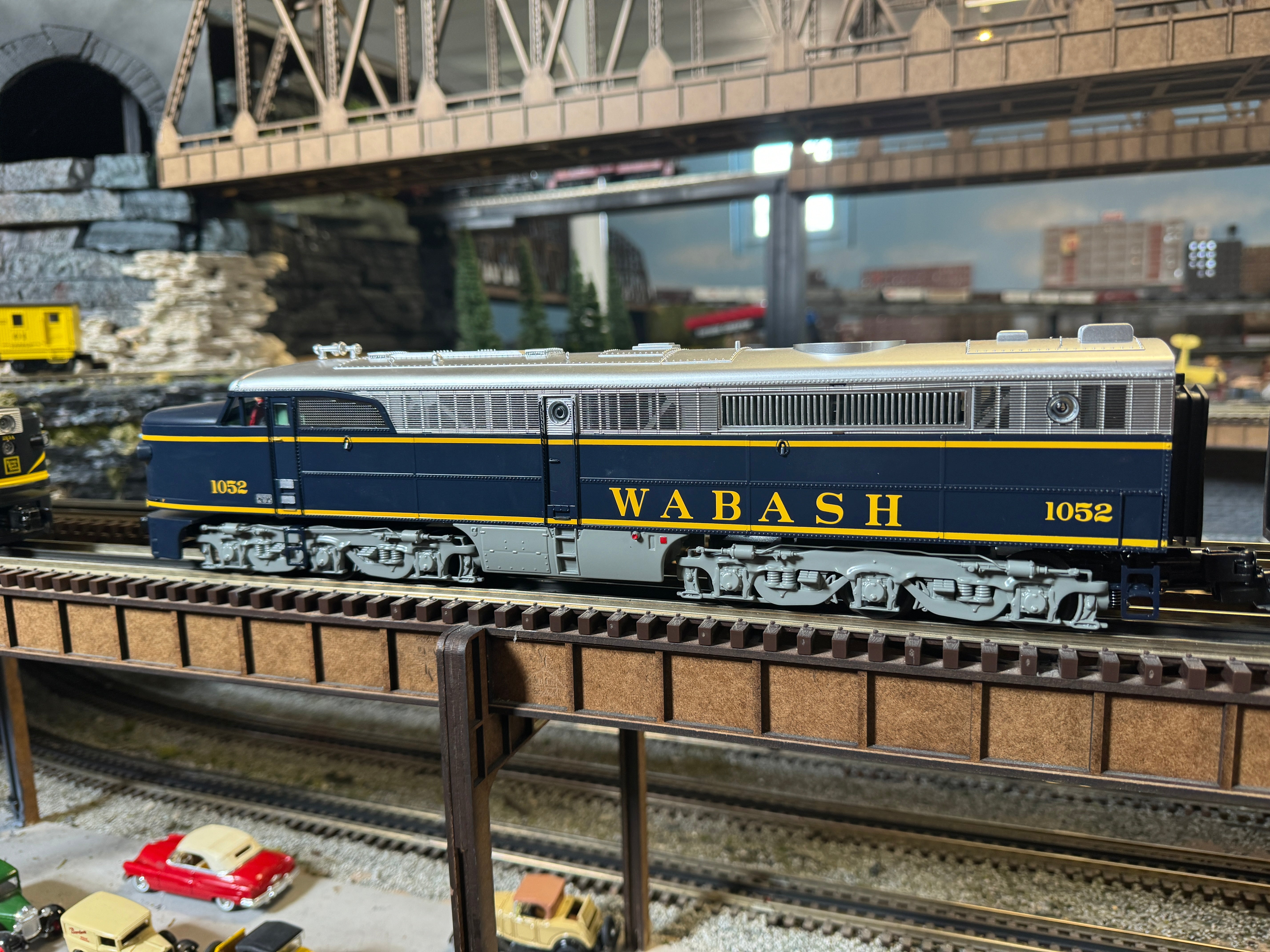 MTH 20-21888-1 - Alco PA A Unit Diesel Locomotive "Wabash" #1052 w/ PS3 - Custom Run for MrMuffin'sTrains