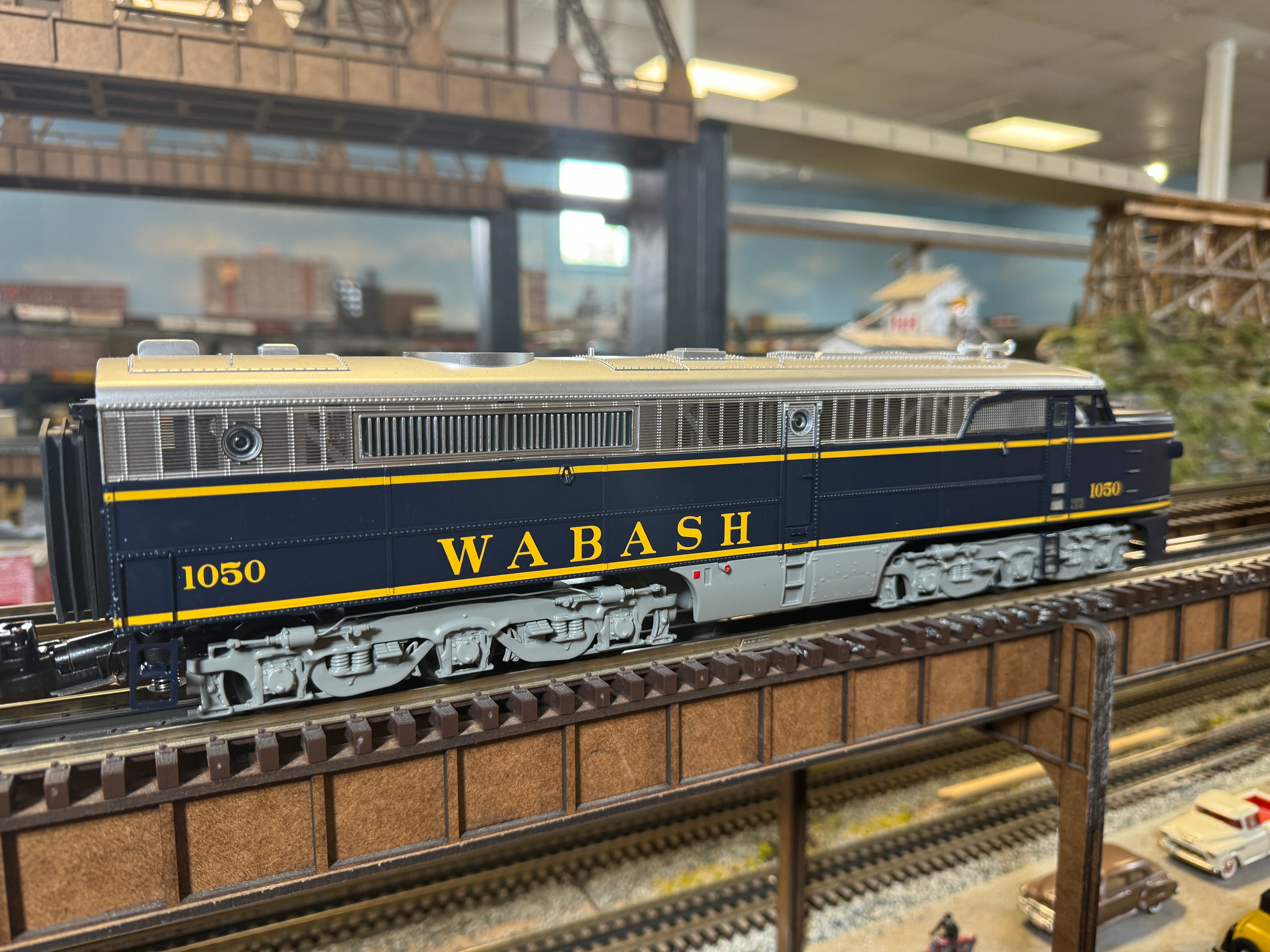 MTH 20-21887-1 - Alco PA A Unit Diesel Locomotive "Wabash" #1050 w/ PS3 - Custom Run for MrMuffin'sTrains