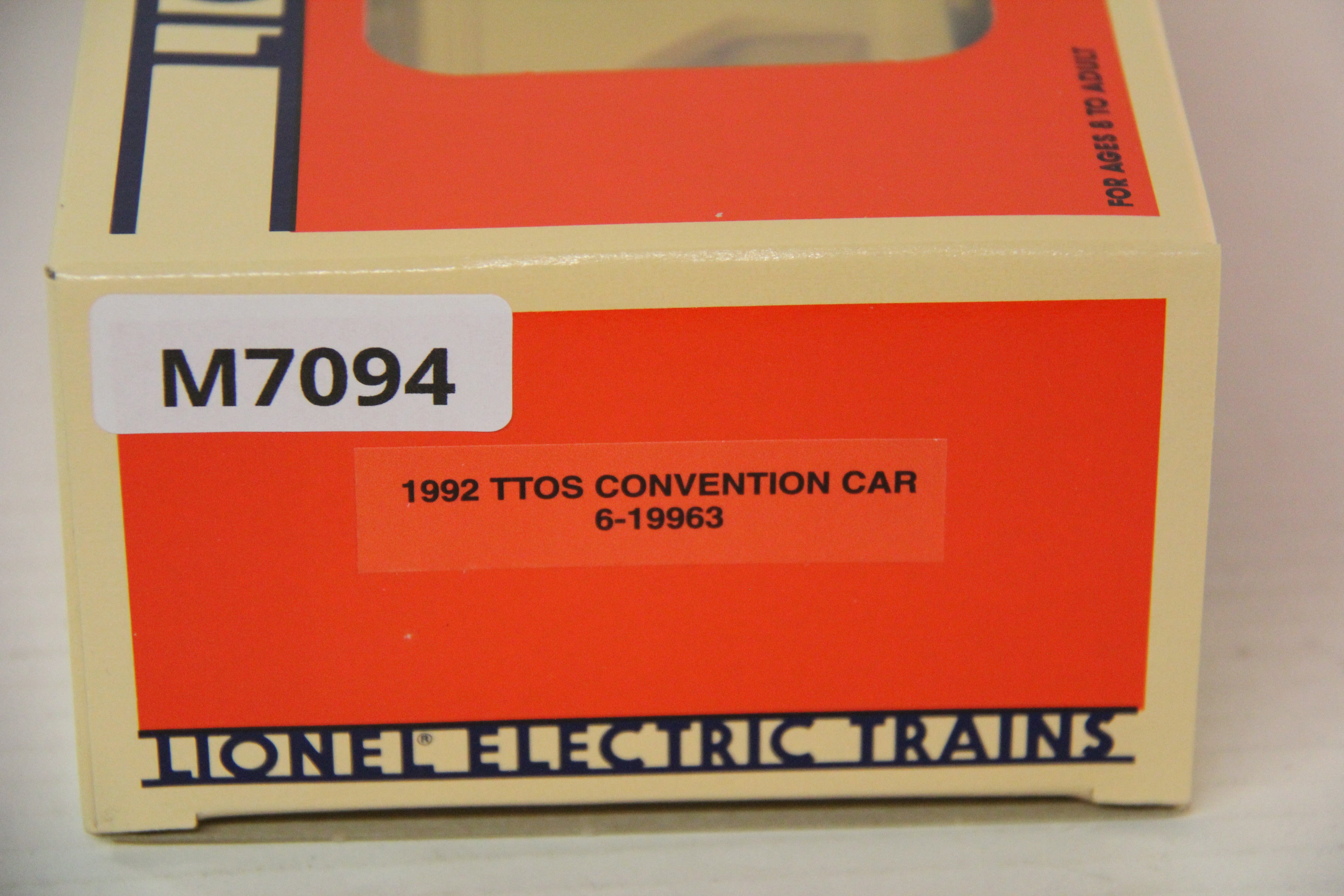 Lionel 6-19963 -1992 TTOS Convention Hopper Car-Second hand-M7094