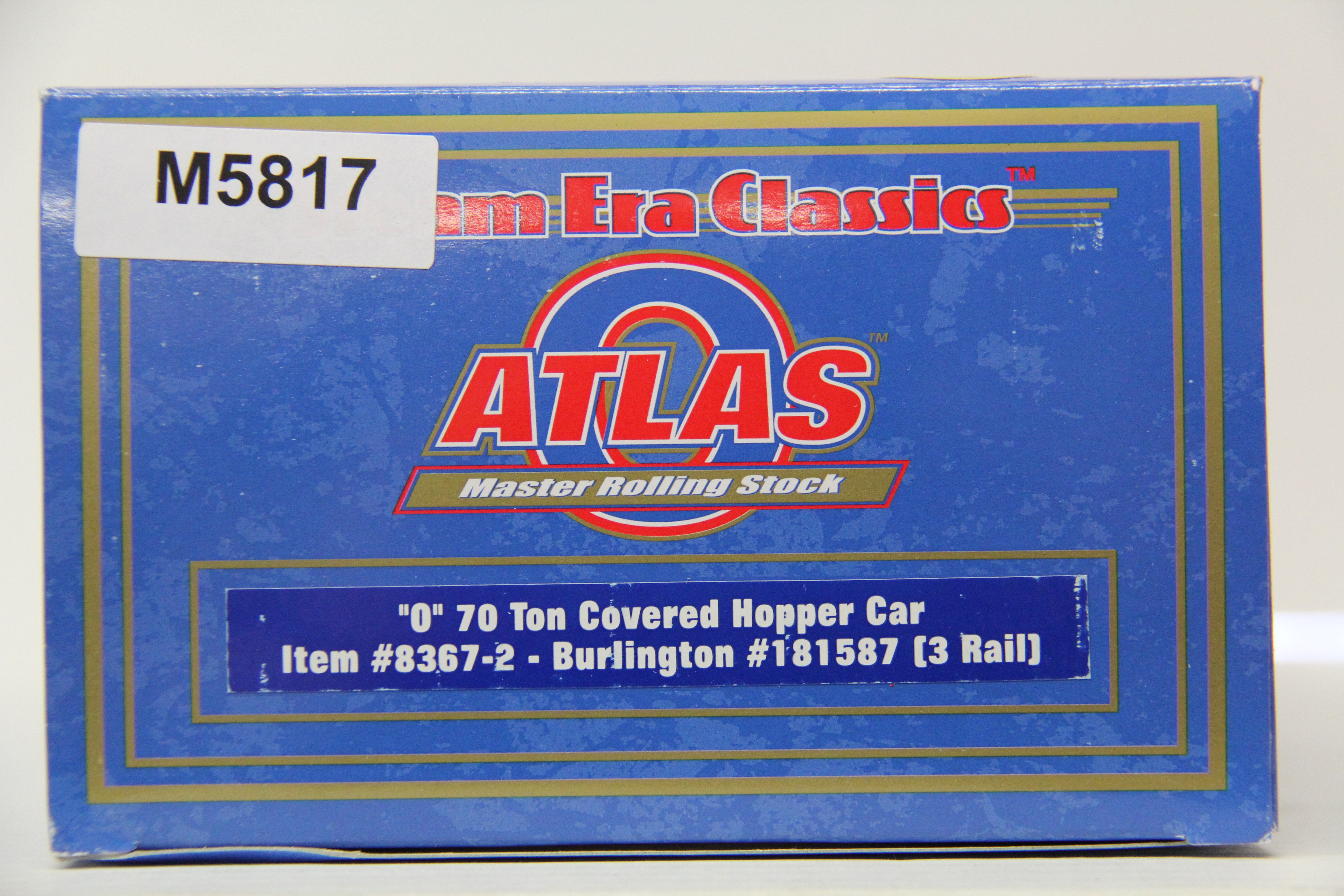 Atlas #8367-2 Burlington 70' Ton Hopper Car #181587-Second hand-M5817