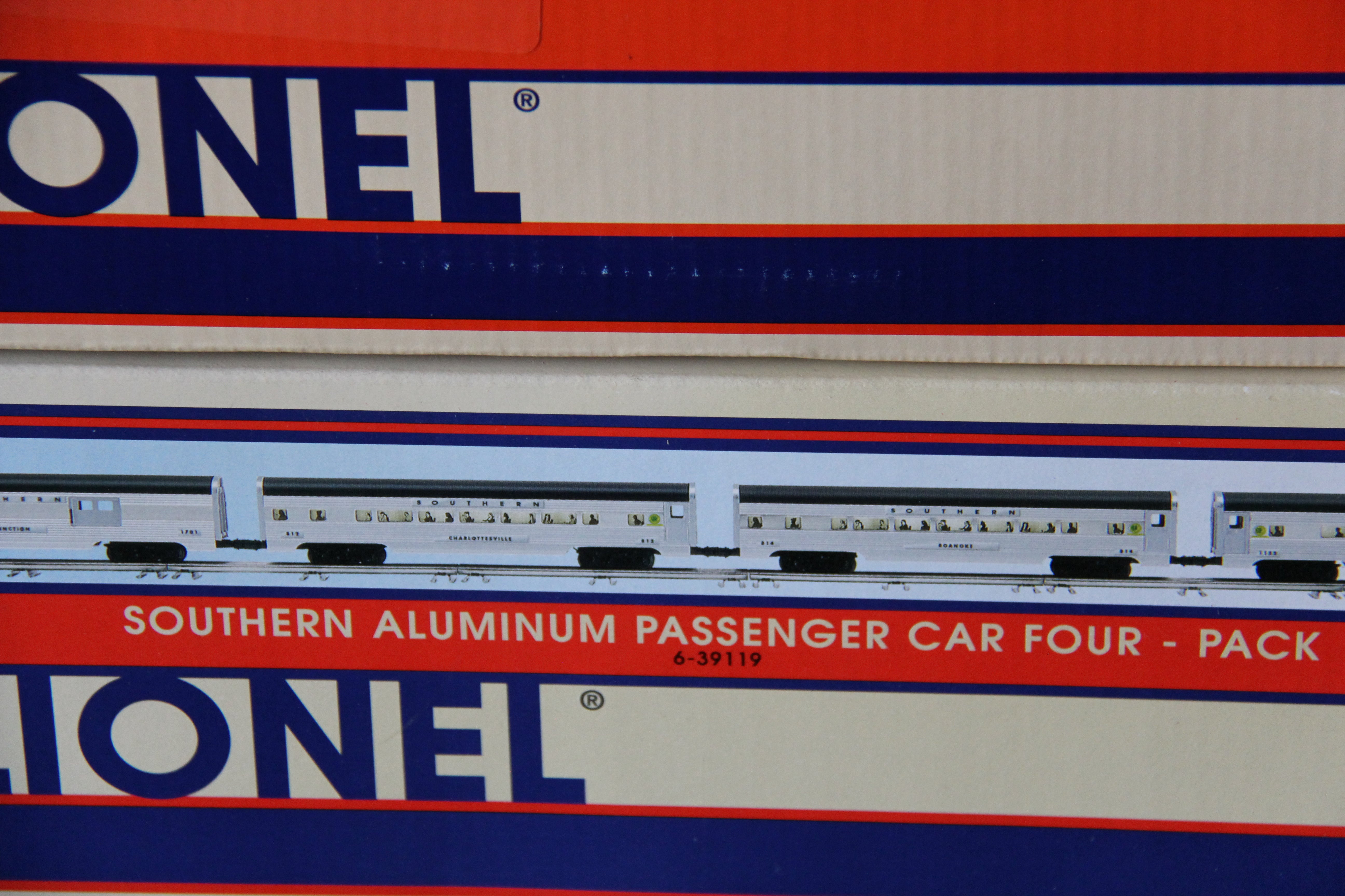 Lionel 6-39119 Southern Passenger Car 4 Pack-Second hand-M2889