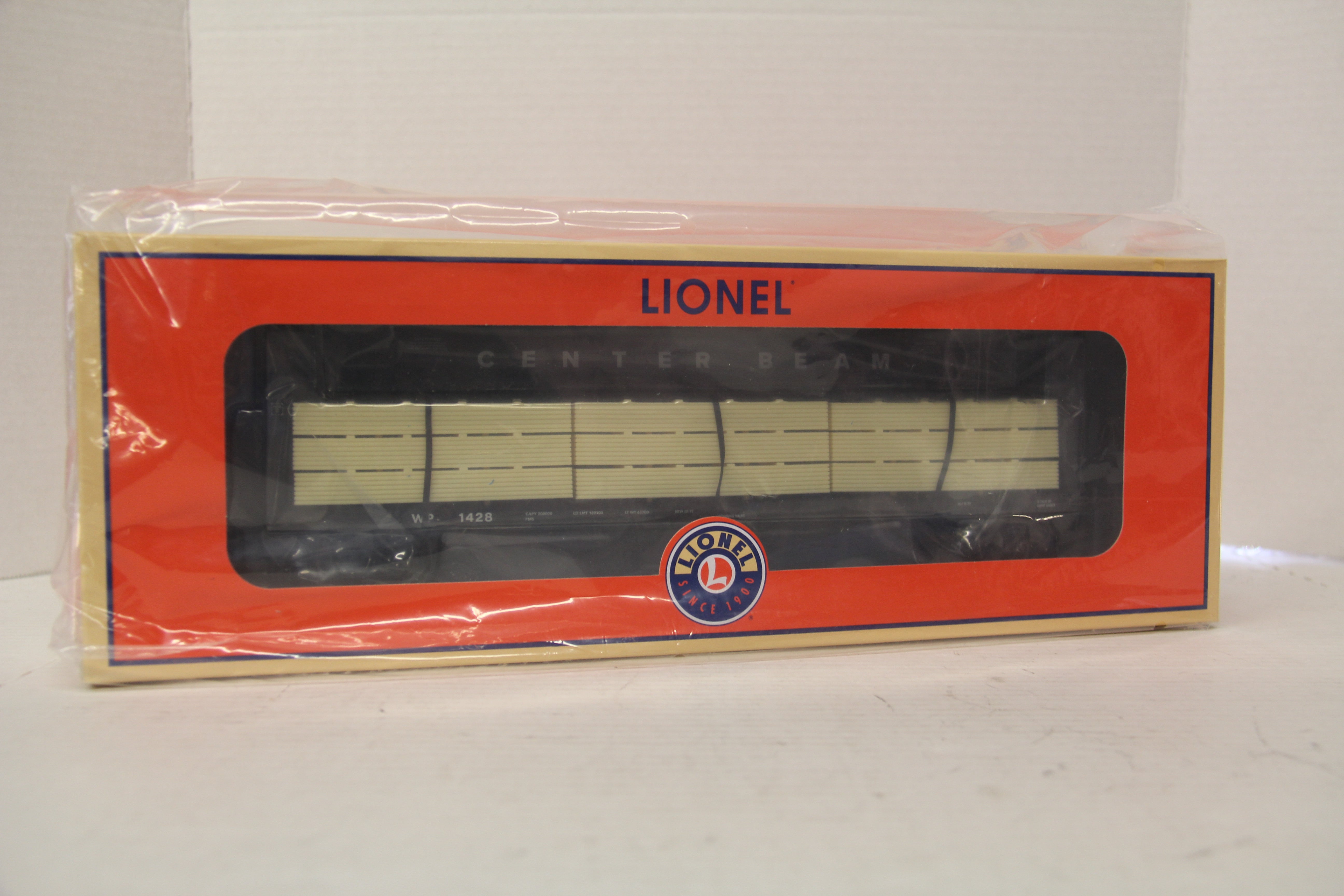 Lionel 2043084 Western Pacific Standard O Centerbeam Flatcar #1428-Second hand-M5823