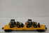 Rail King 30-76298 Caterpillar Flat Car w/ 2 CAT 906H Compact Wheel Loaders-Second hand-M7110