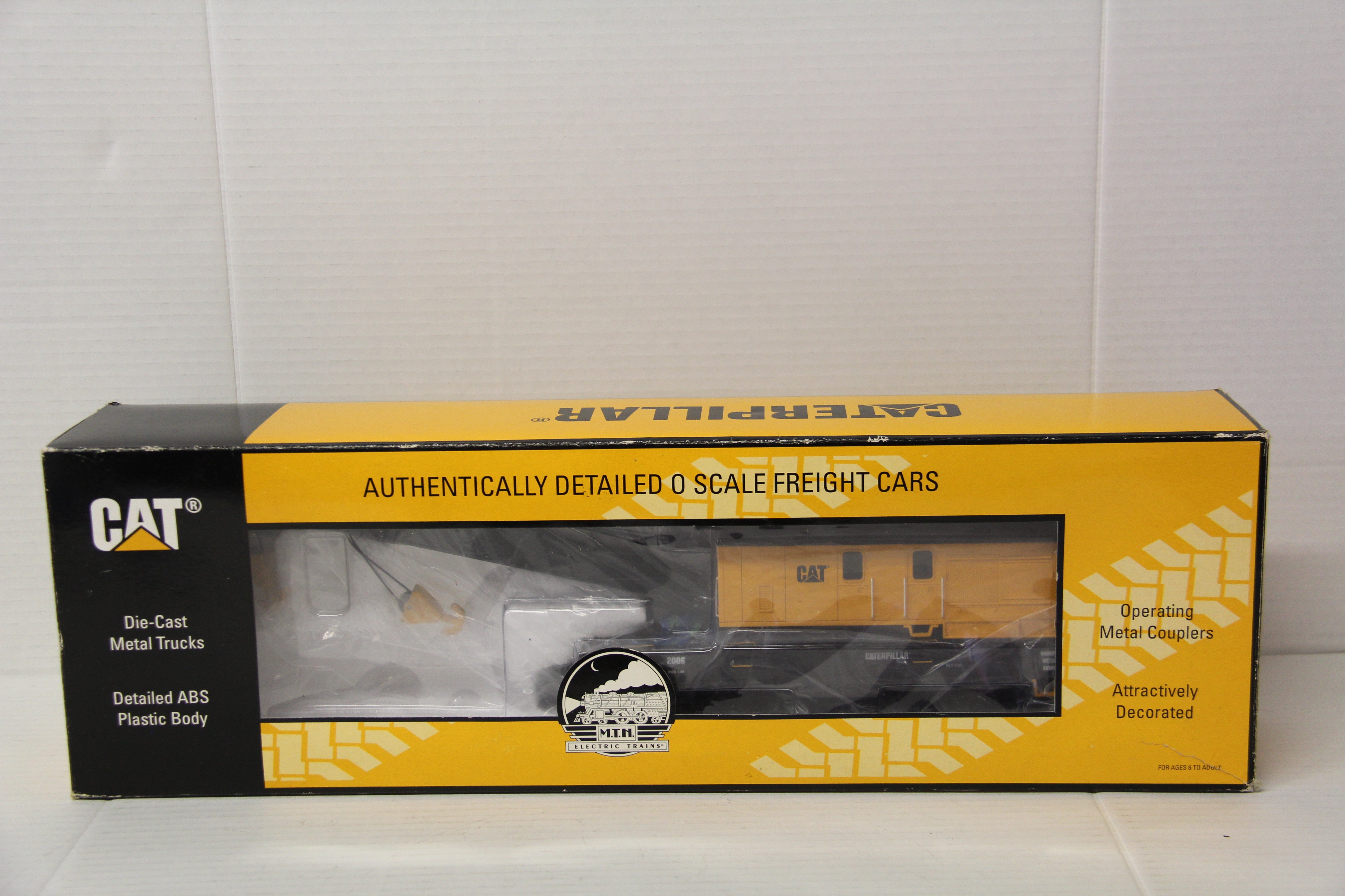 MTH 20-98521 Caterpillar #2006 Crane Car-Second hand-M7111