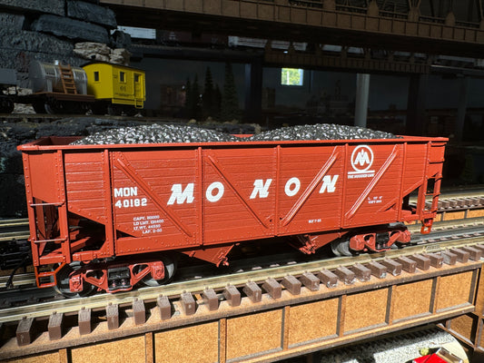 MTH 20-95666 - 34' Composite Hopper Car "Monon" #40186 - Custom Run for MrMuffin'sTrains - MrMuffin'sTrains