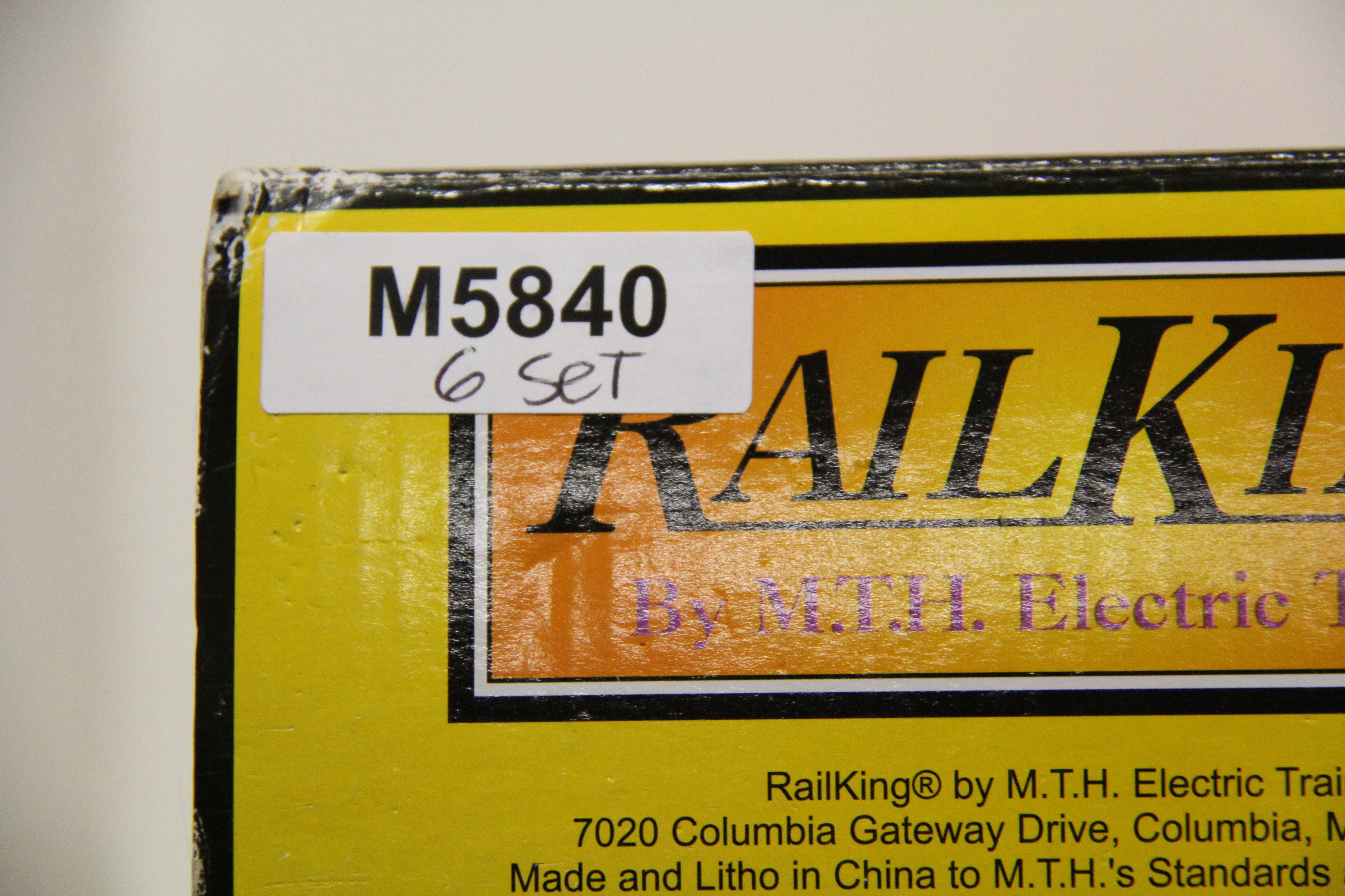 Rail King 30-67966 & 30-67801 Norfolk & Western 60' Streamlined Passenger 6 Car Set-Second hand-M5840