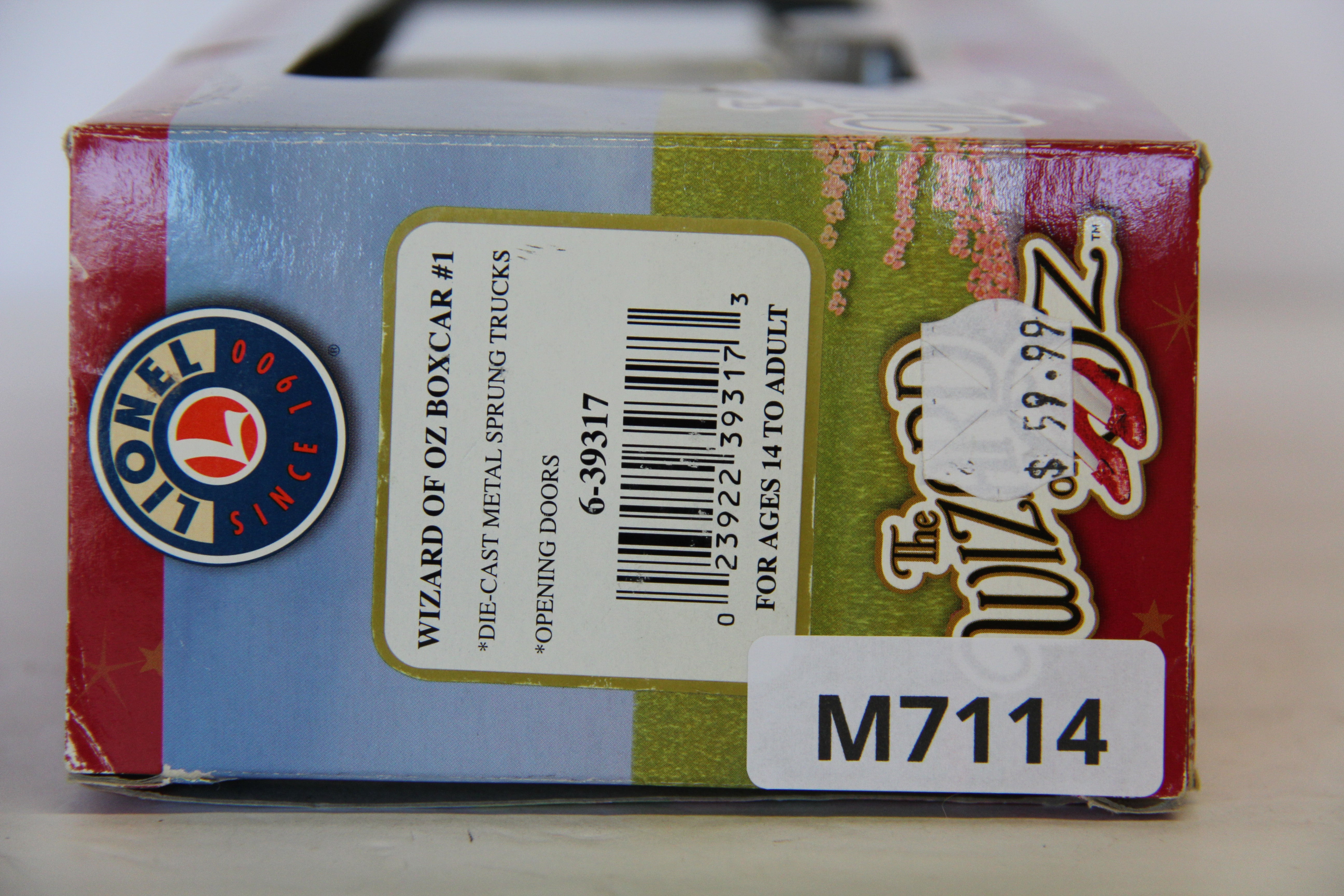 Lionel 6-39317 Wizard of Oz Boxcar #1 Die-cast-Second hand-M7114