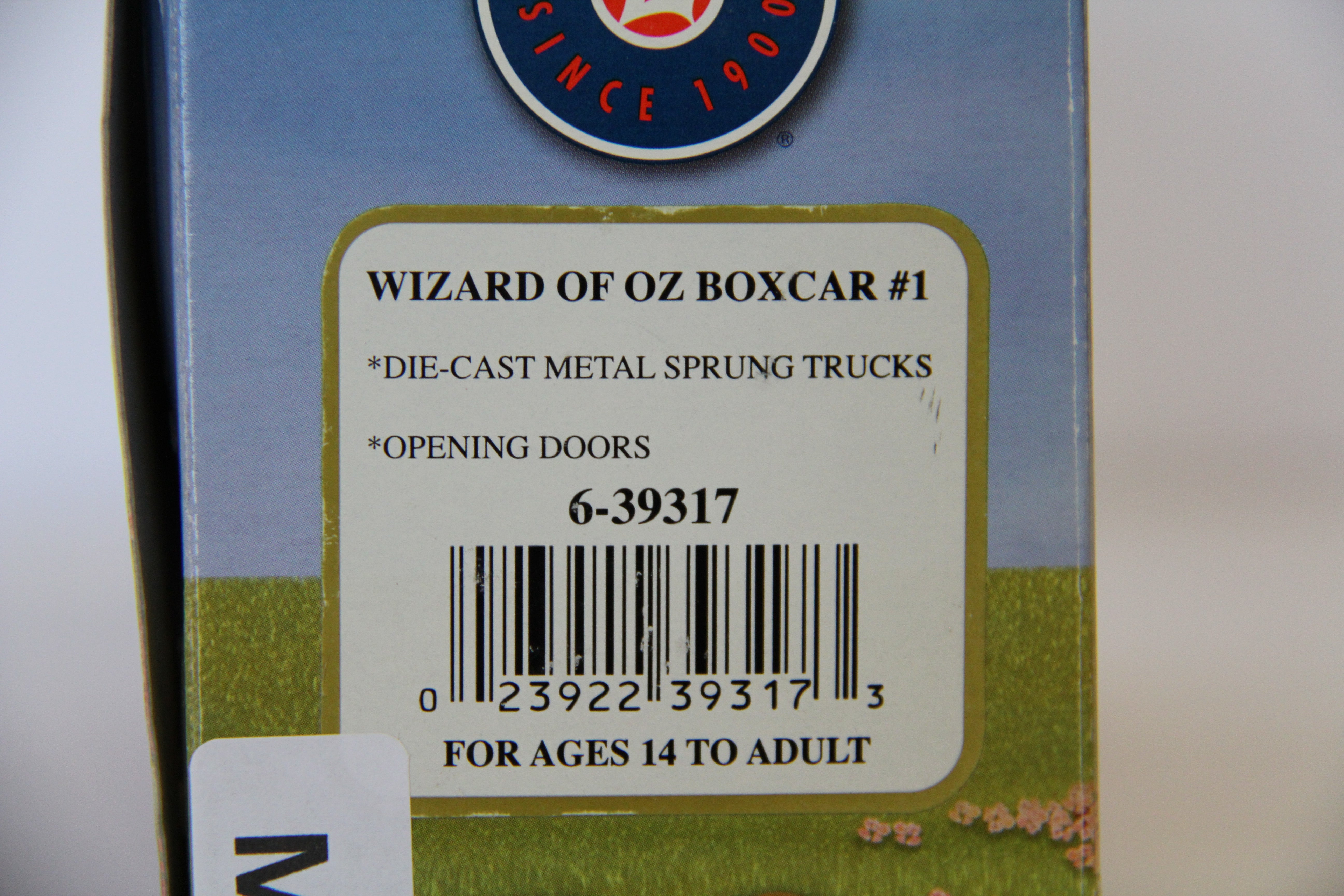 Lionel 6-39317 Wizard of Oz Boxcar #1 Die-cast-Second hand-M7114