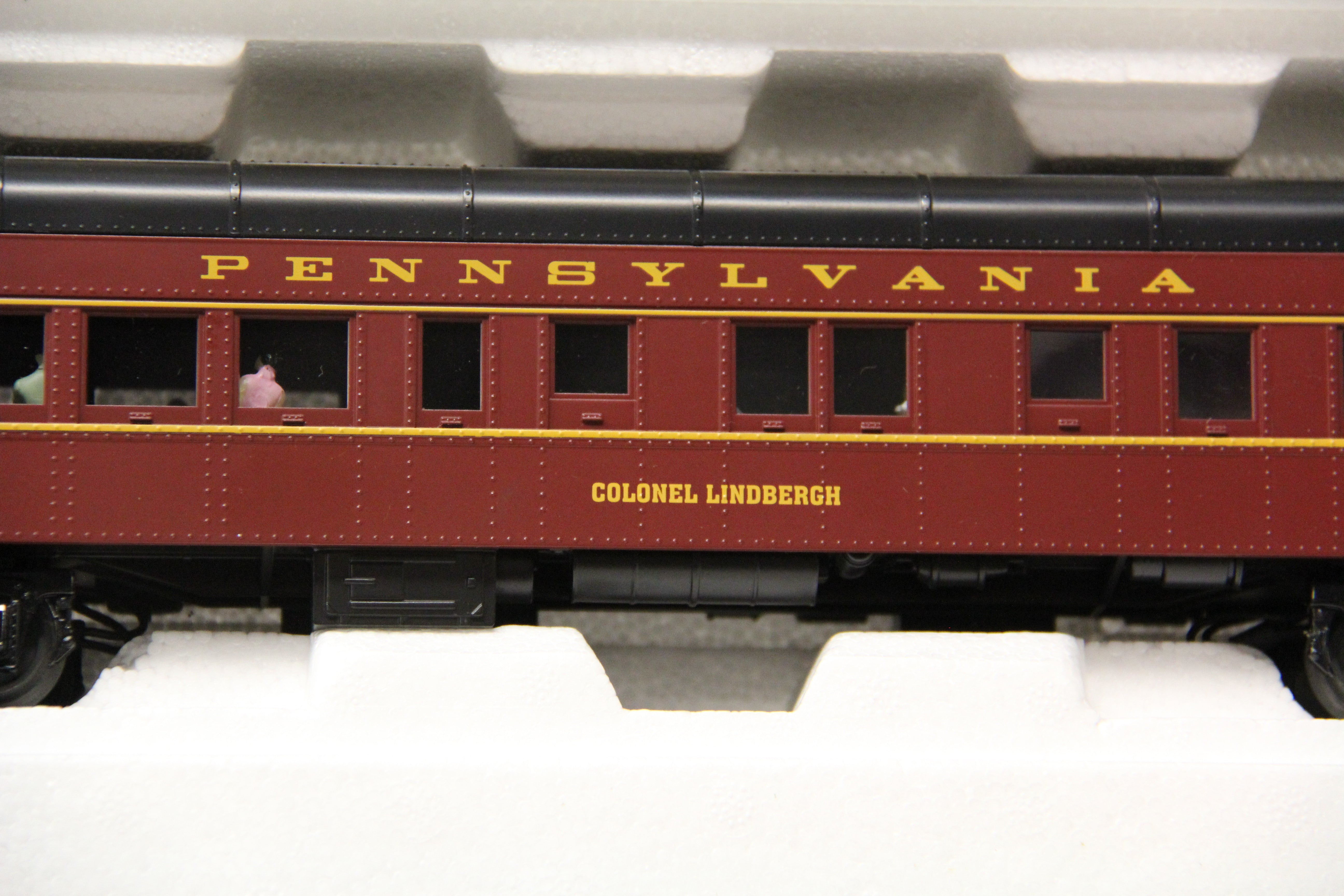 Rail King 30-69121 Pennsylvania 60' Madison Passenger 4 Car Set-Second hand-M5841