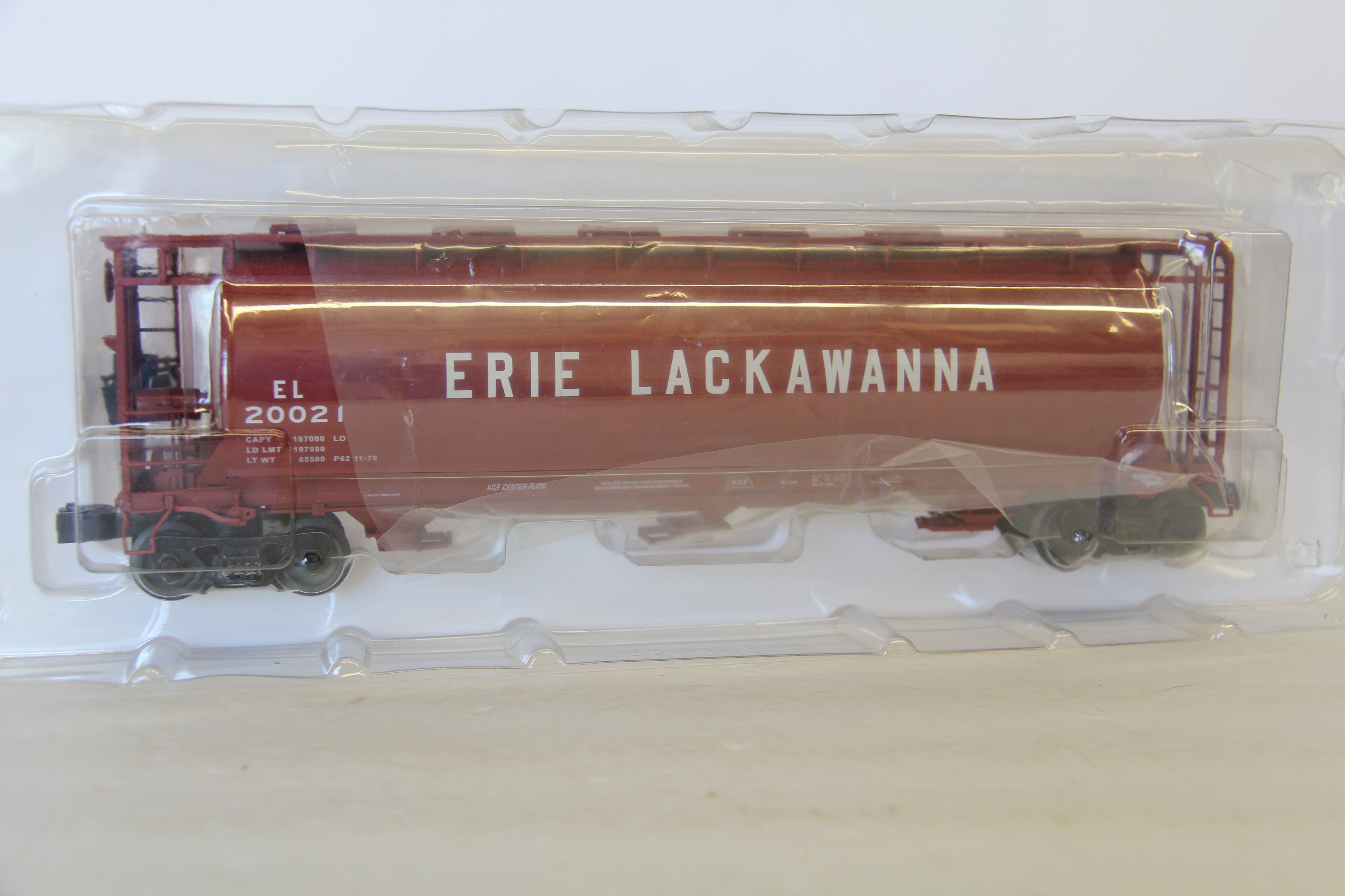 Lionel 2226110 Erie Lackawanna Cylindrical Covered Hopper #20021-Second hand-M7117
