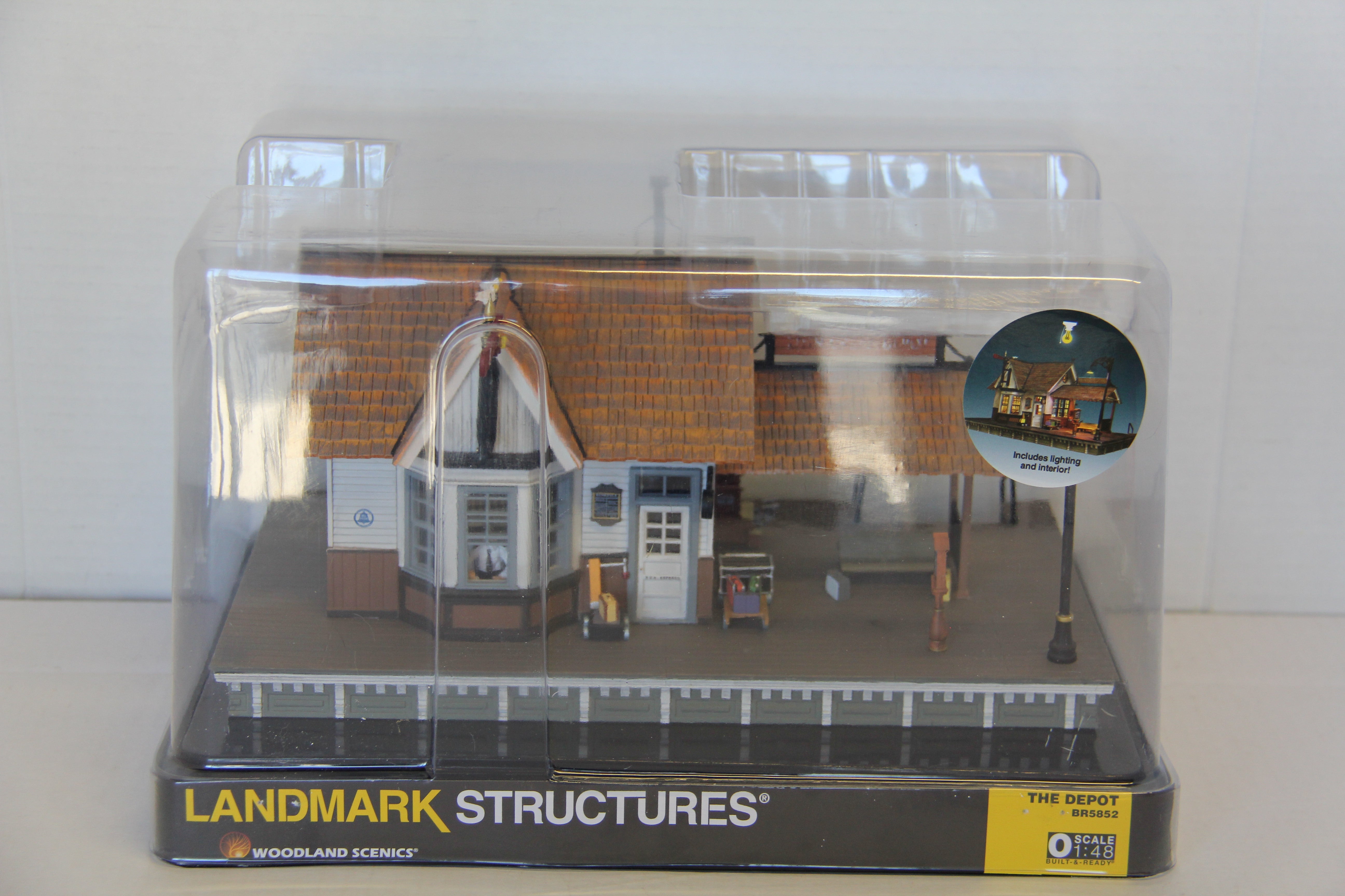 Woodland Scenics BR5852 The Depot 1:48 Scale-Second hand-M7523