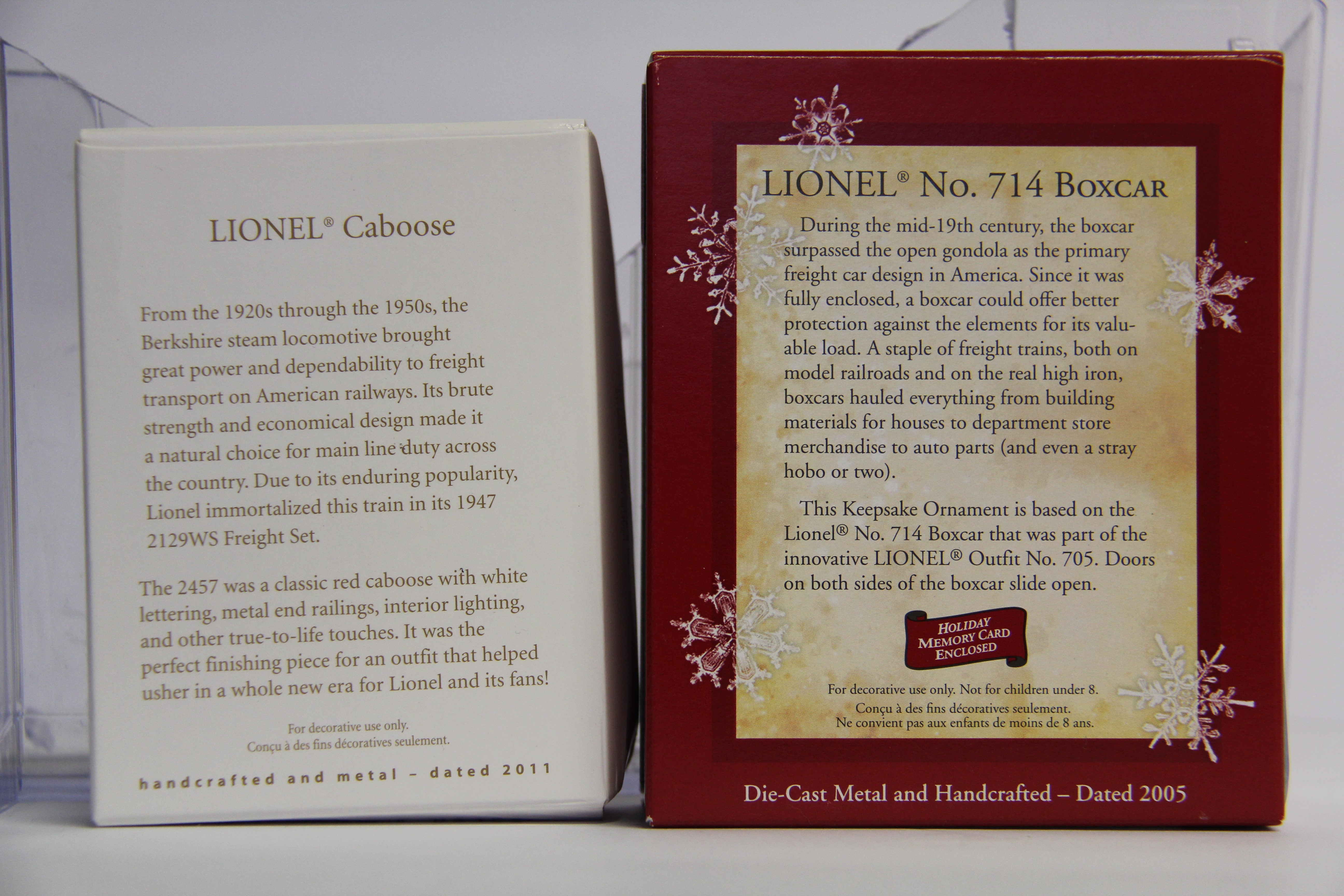 Hallmark Keepsake Pennsylvania 2 Set Ornaments-Second hand-M7123