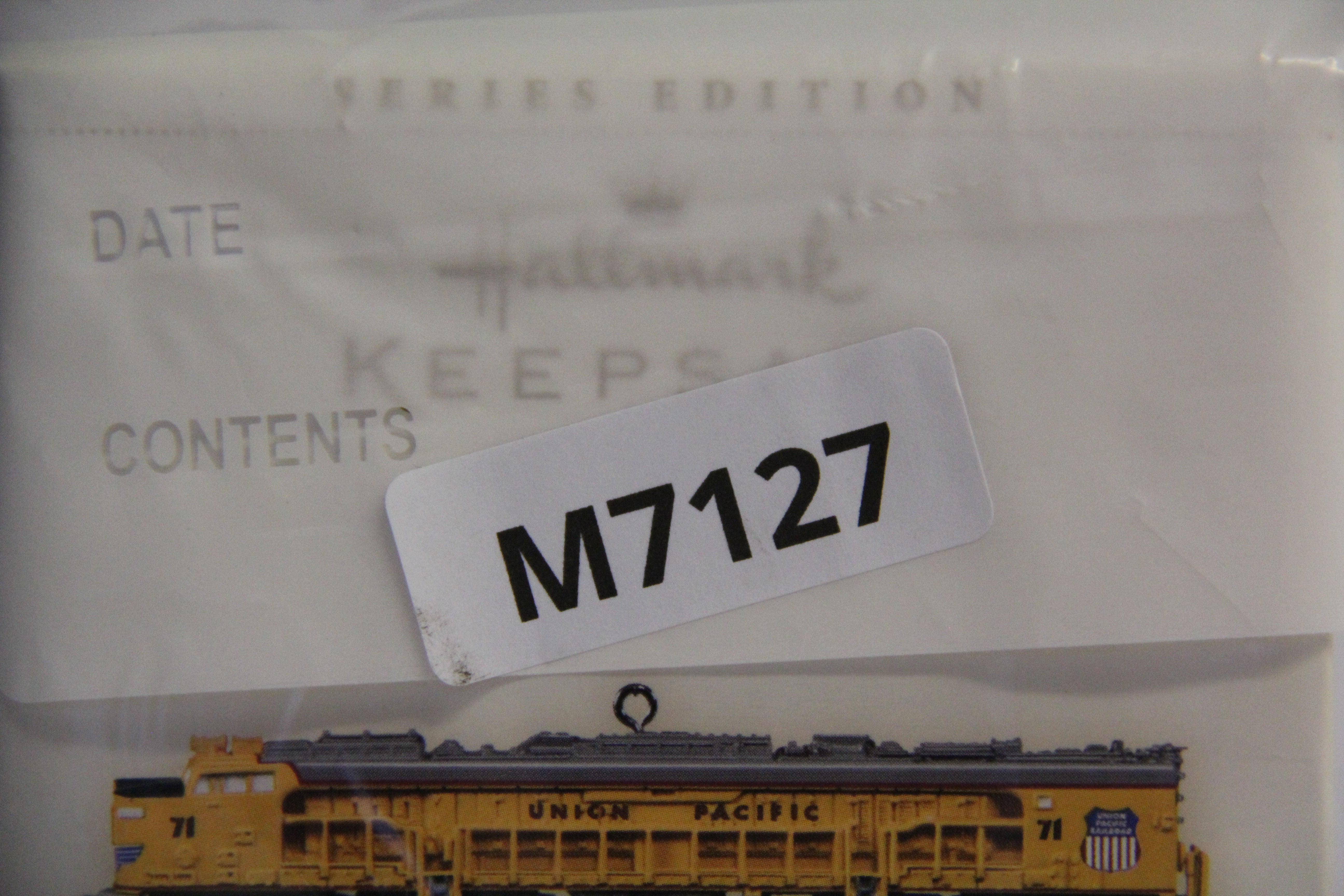 Hallmark Keepsake Union Pacific Veranda Ornaments-Second hand-M7127