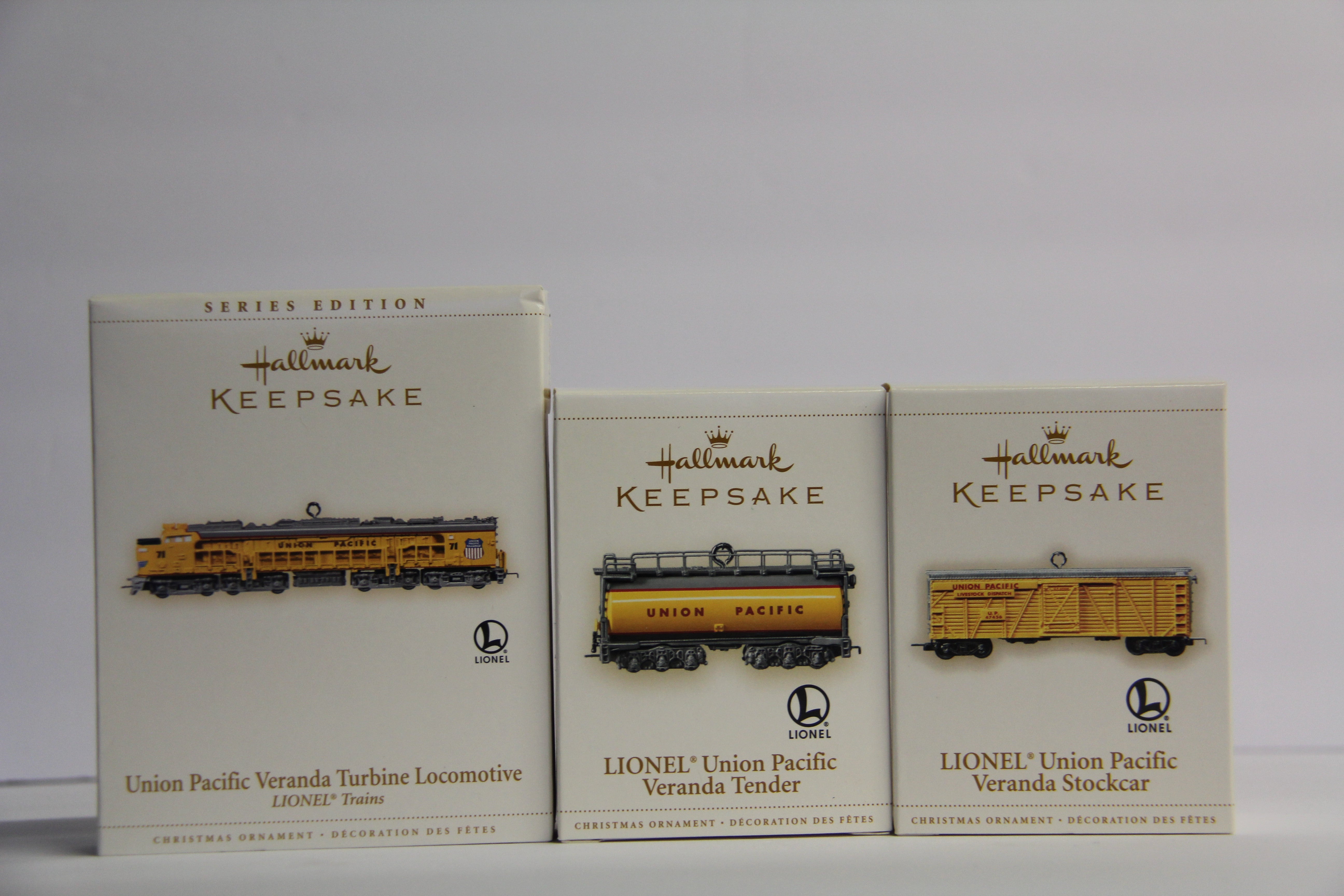 Hallmark Keepsake Union Pacific Veranda Ornaments-Second hand-M7127