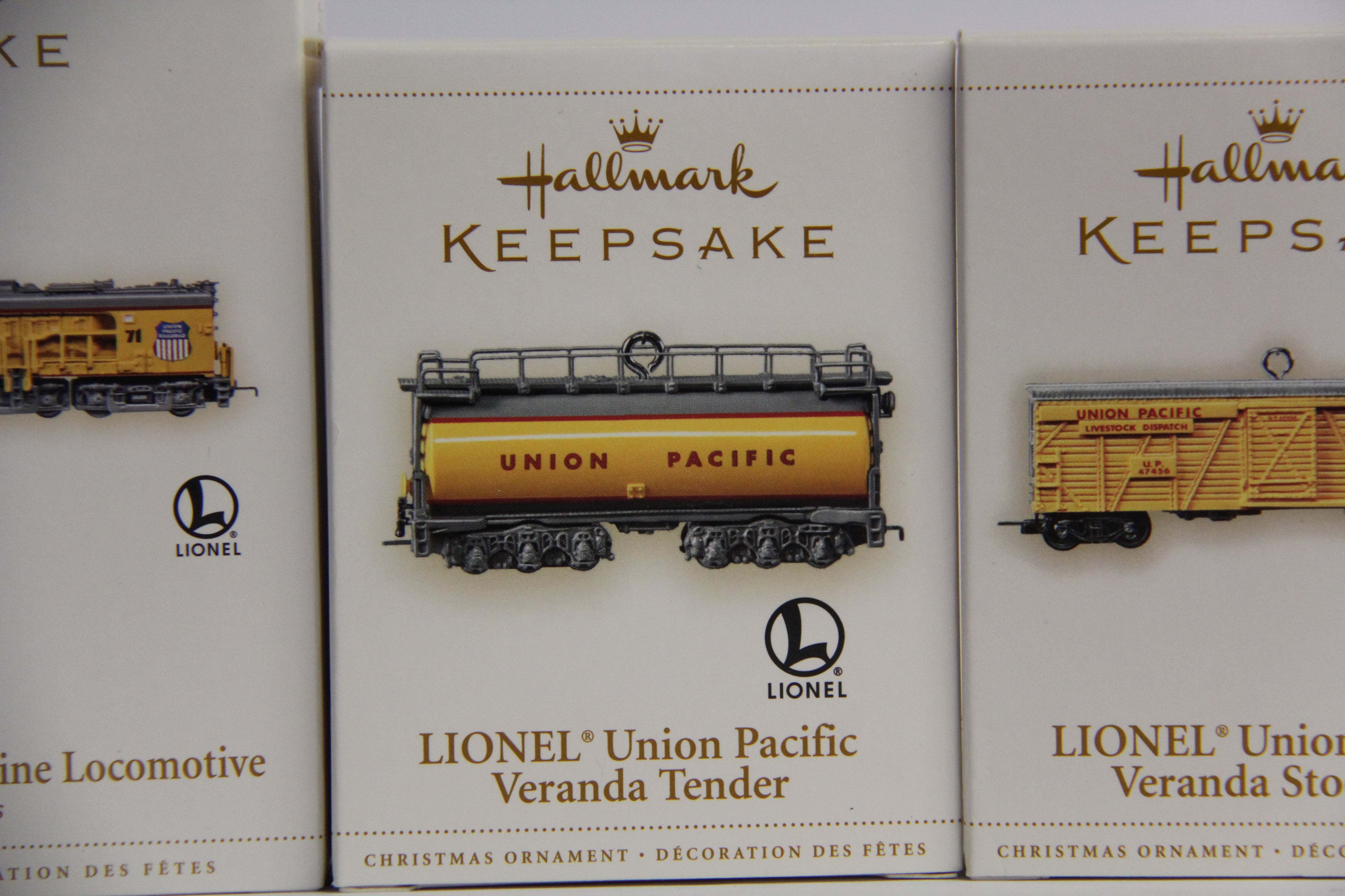 Hallmark Keepsake Union Pacific Veranda Ornaments-Second hand-M7127