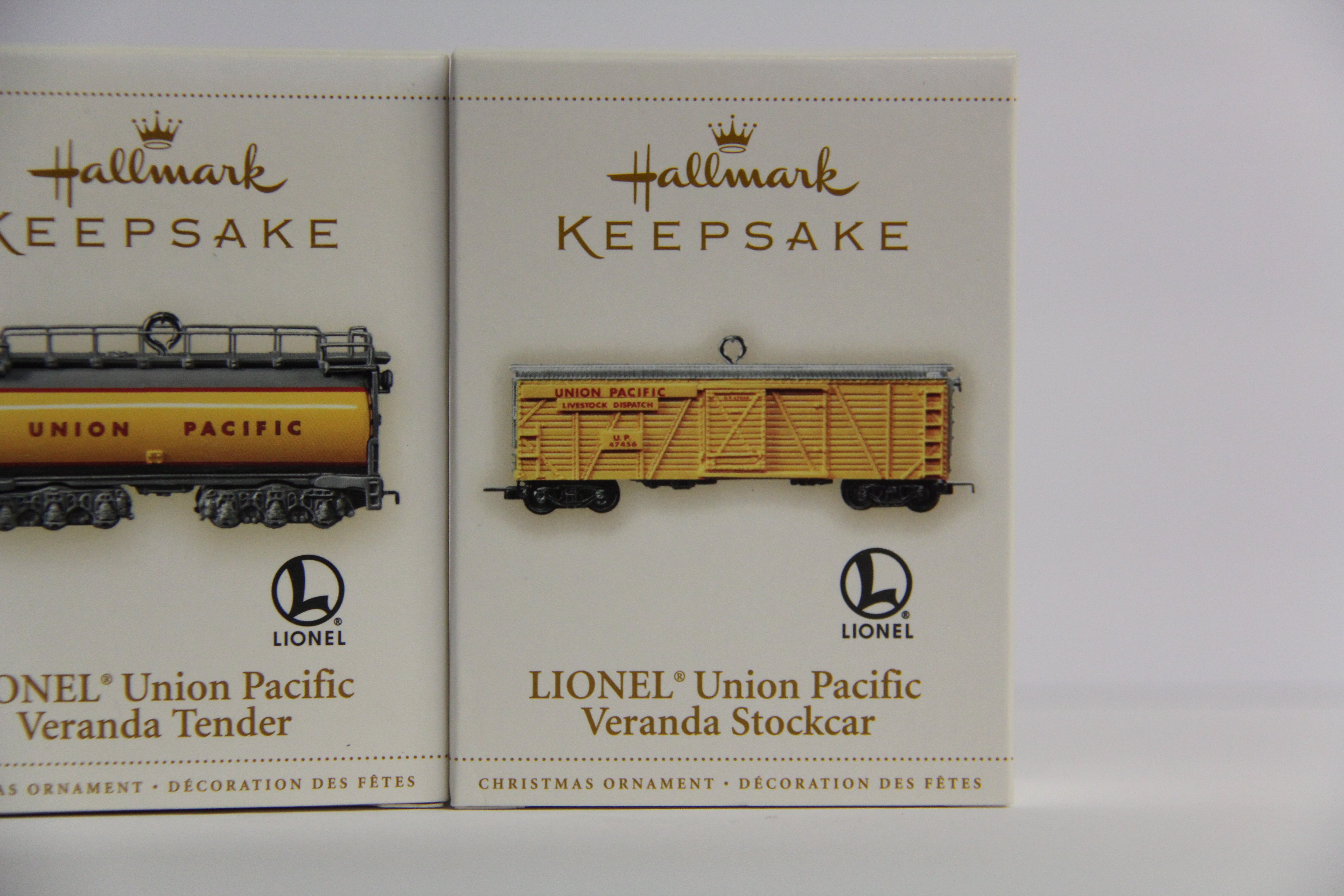 Hallmark Keepsake Union Pacific Veranda Ornaments-Second hand-M7127