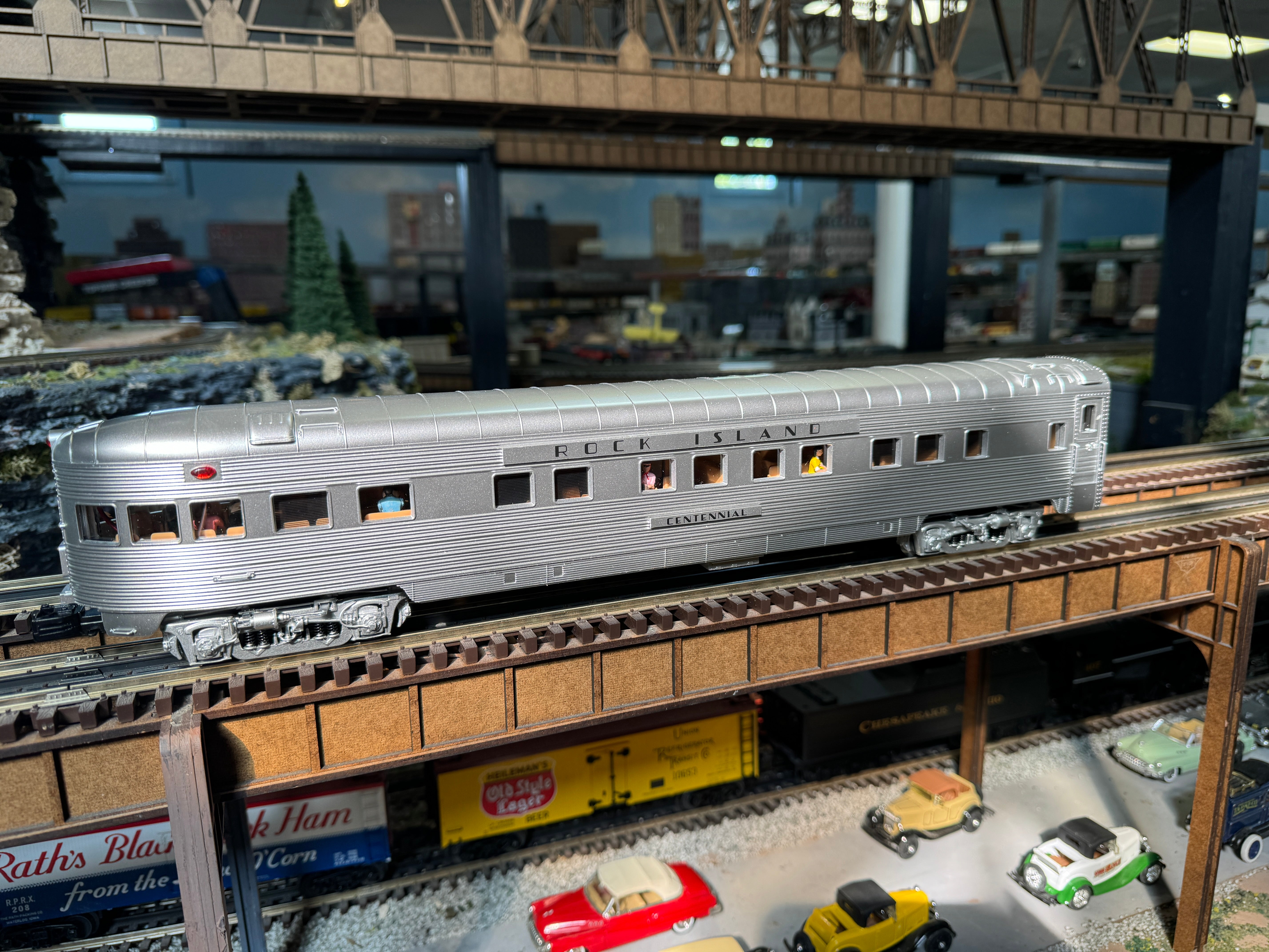 Atlas O 3001487 - Premier - 70' Streamlined Passenger Car "Rock Island" (4-Car)