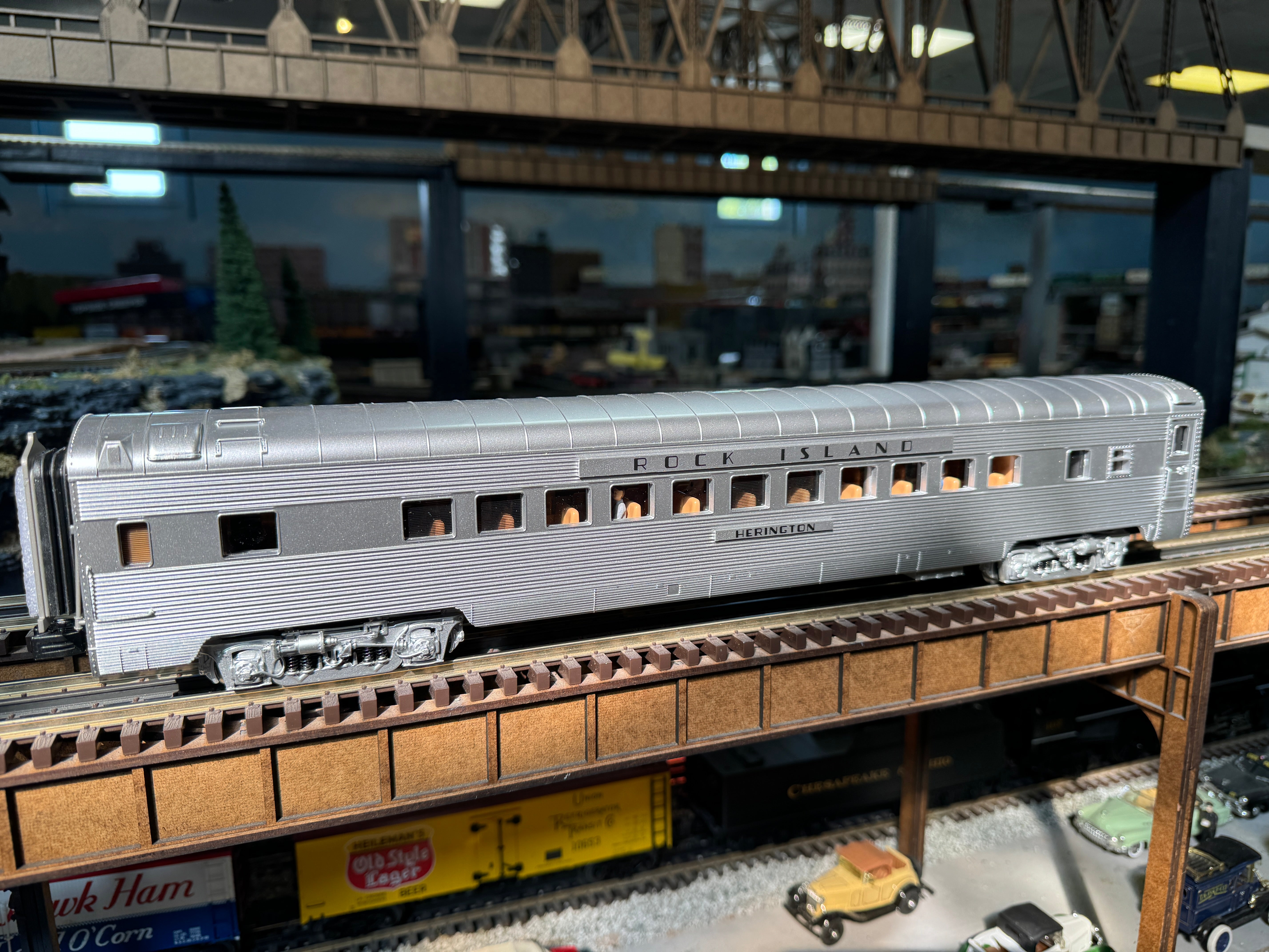 Atlas O 3001487 - Premier - 70' Streamlined Passenger Car "Rock Island" (4-Car)