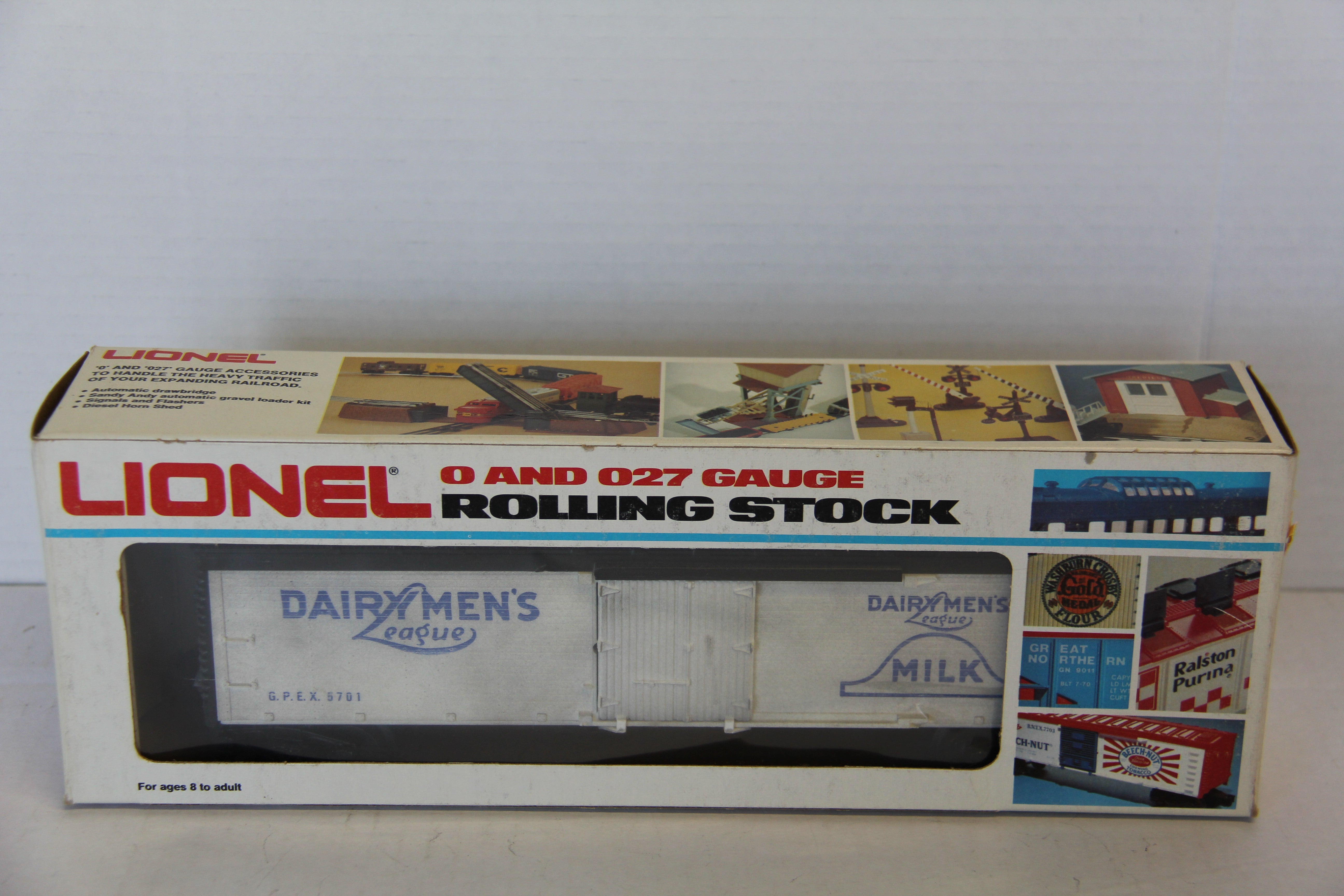 Lionel 6-5701 Turn of the Century Dairymen's League Reefer-Second hand-M7528