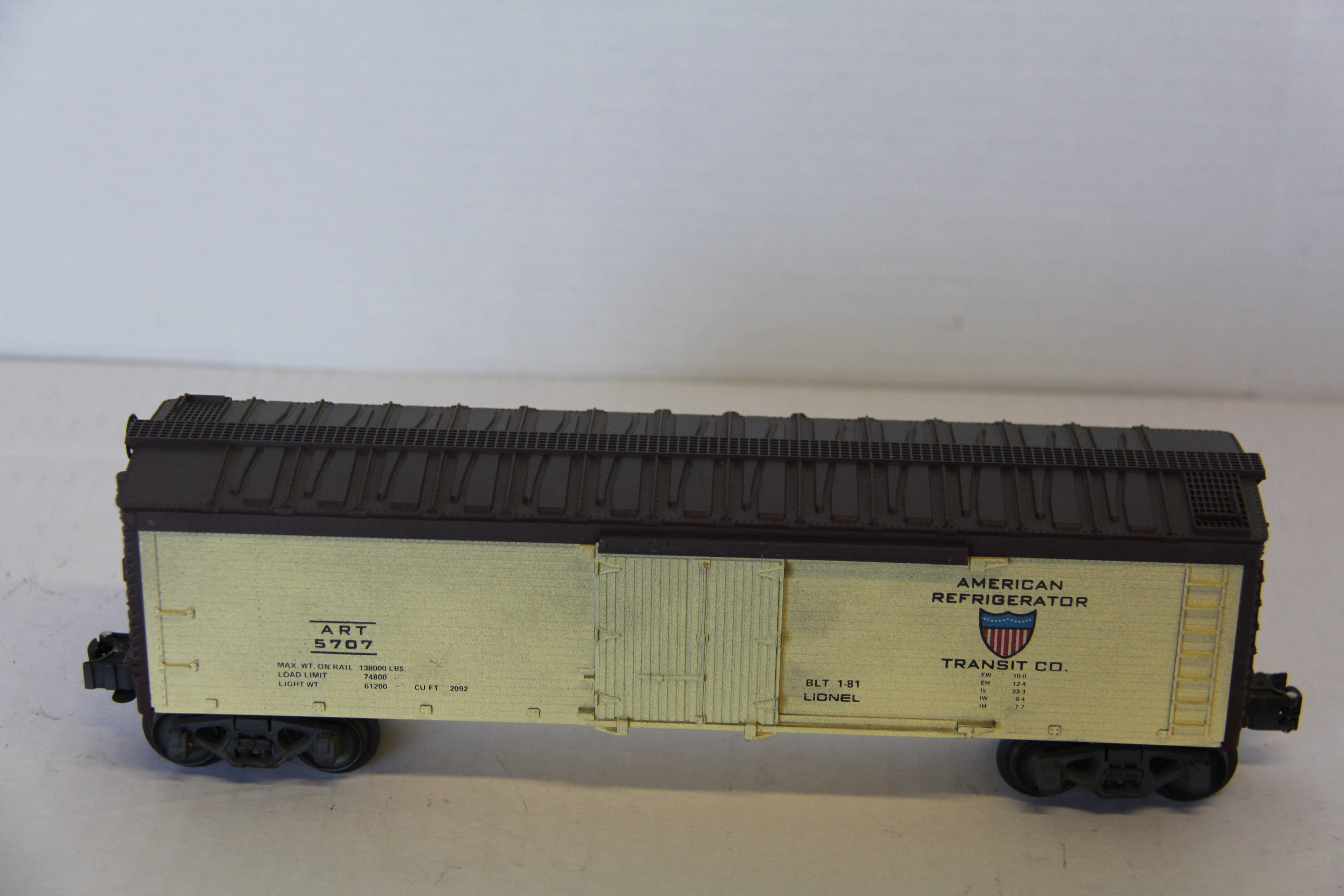 Lionel 6-5707 American Refrigerator Transit Co. Reefer-Second hand-M7530