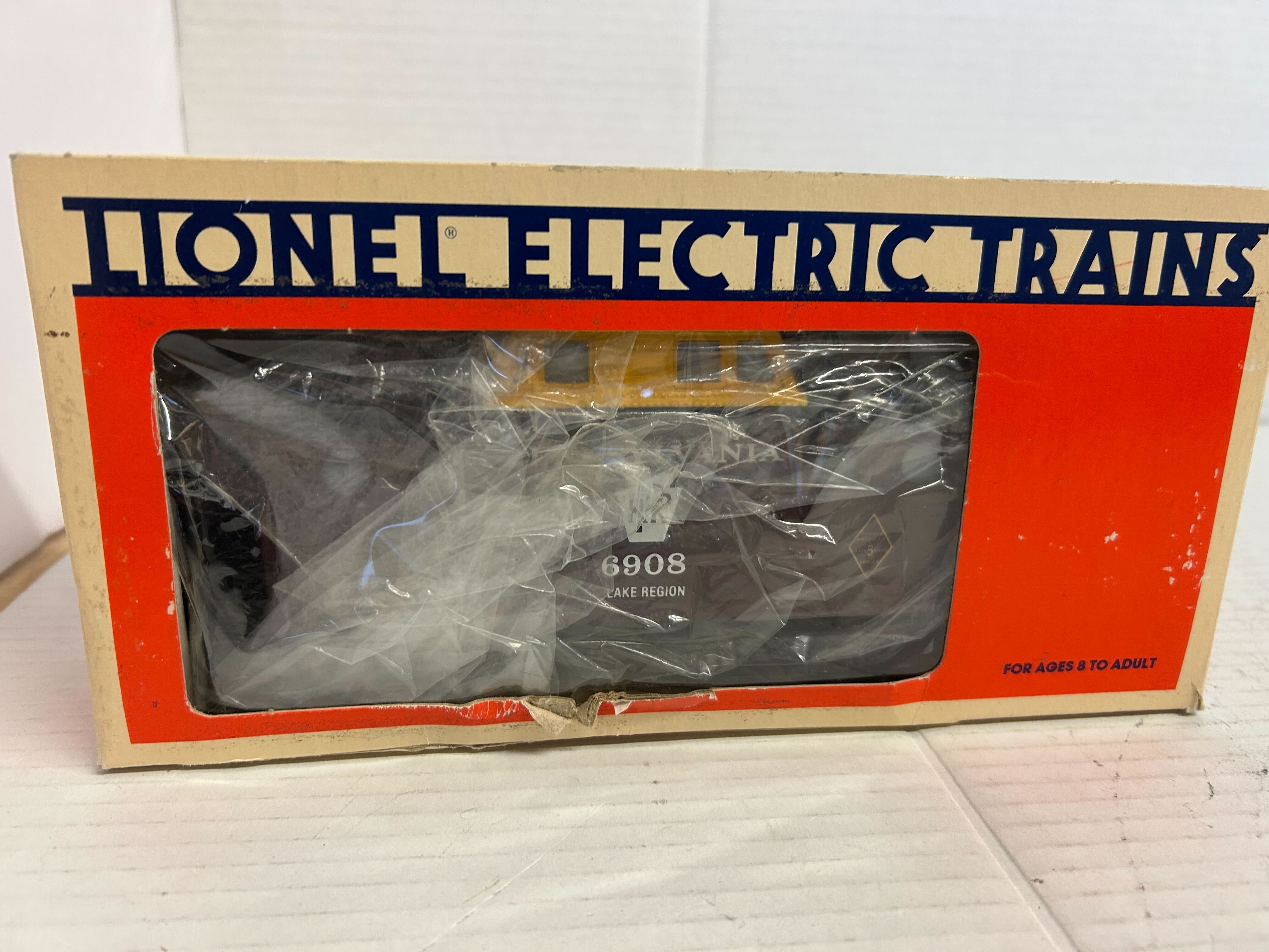 Lionel 6-6908 Pennsylvania Illuminated Porthole Caboose-Second hand-M7544