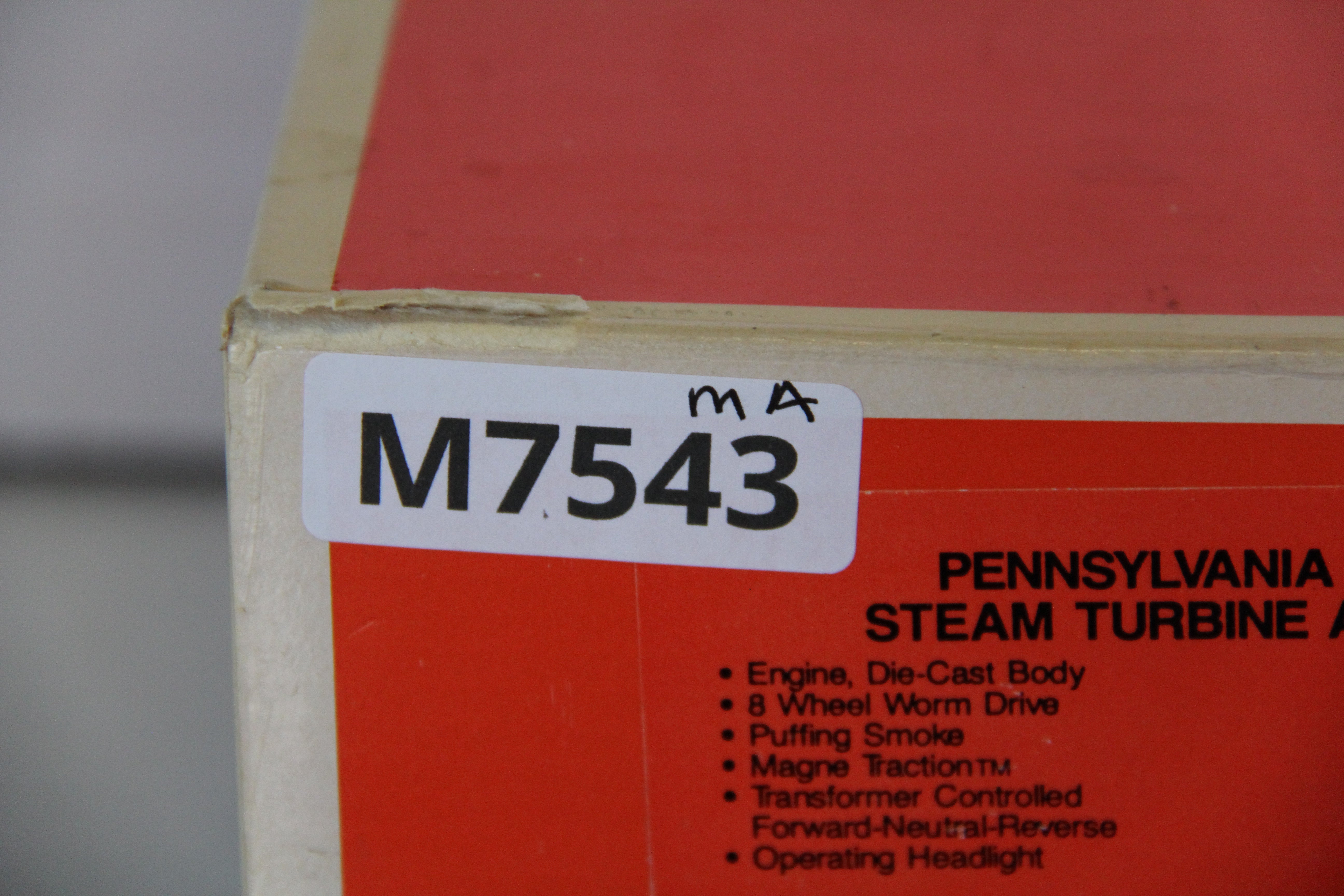 Lionel 6-8404 Pennsylvania S-2  6-8-6 Steam Turbine & Tender-Second hand-M7543