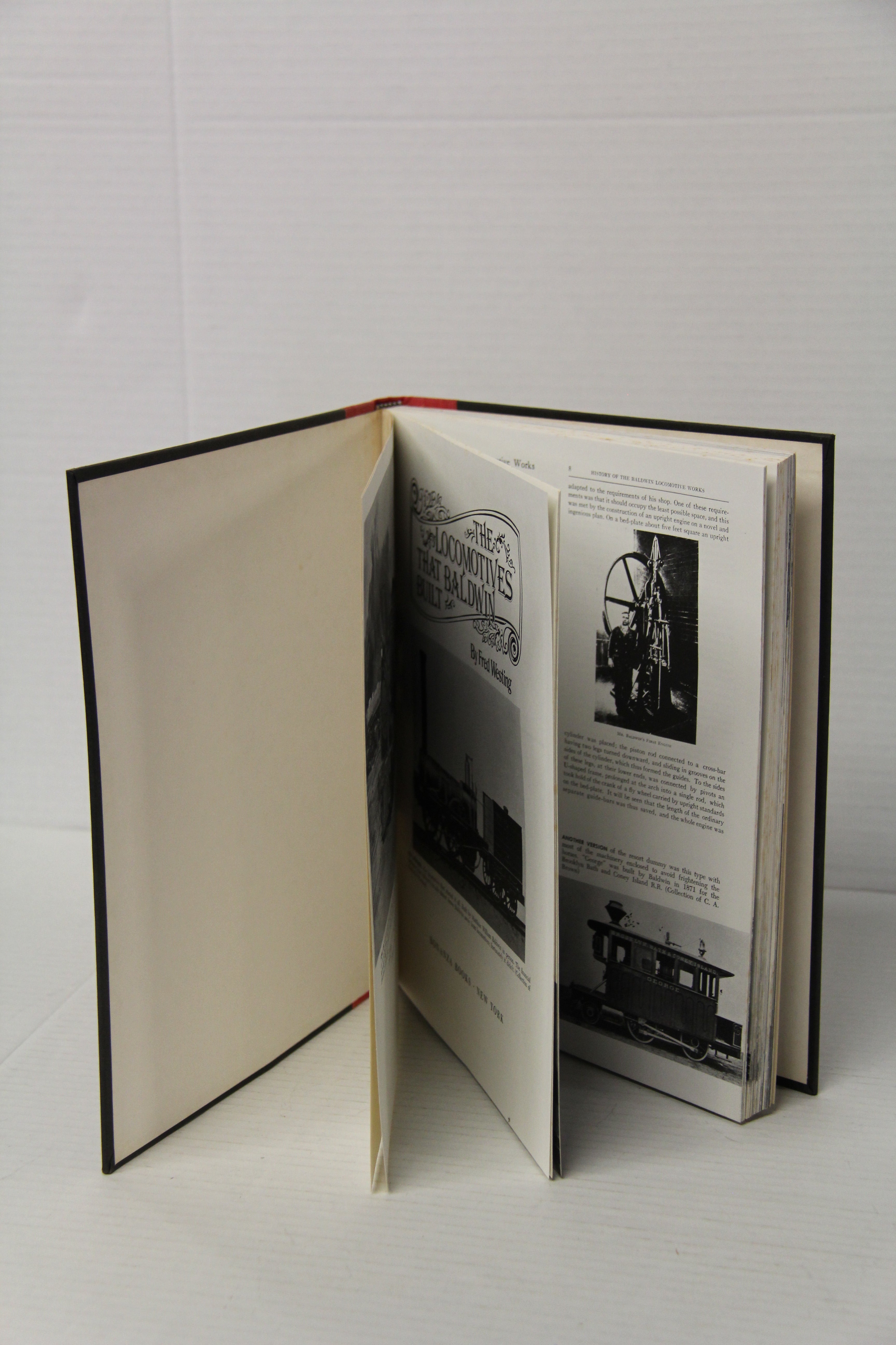1966 "The Locomotives That Baldwin Built" by Fred Westing/Bonanza Books-Hard Cover-Second hand-M7140