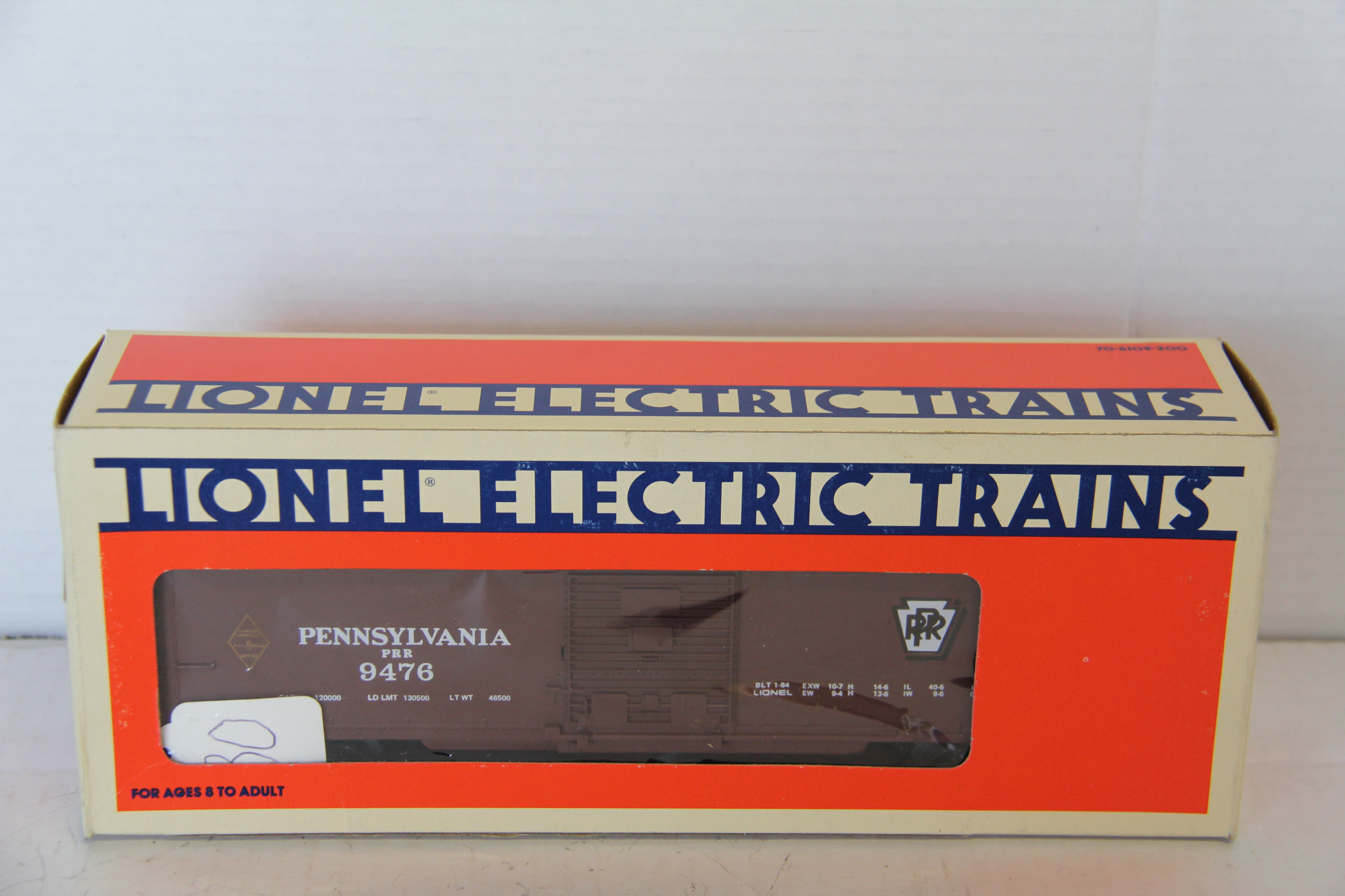 Lionel 6-9476 Pennsylvania Single Door Box Car-Second hand-M7548