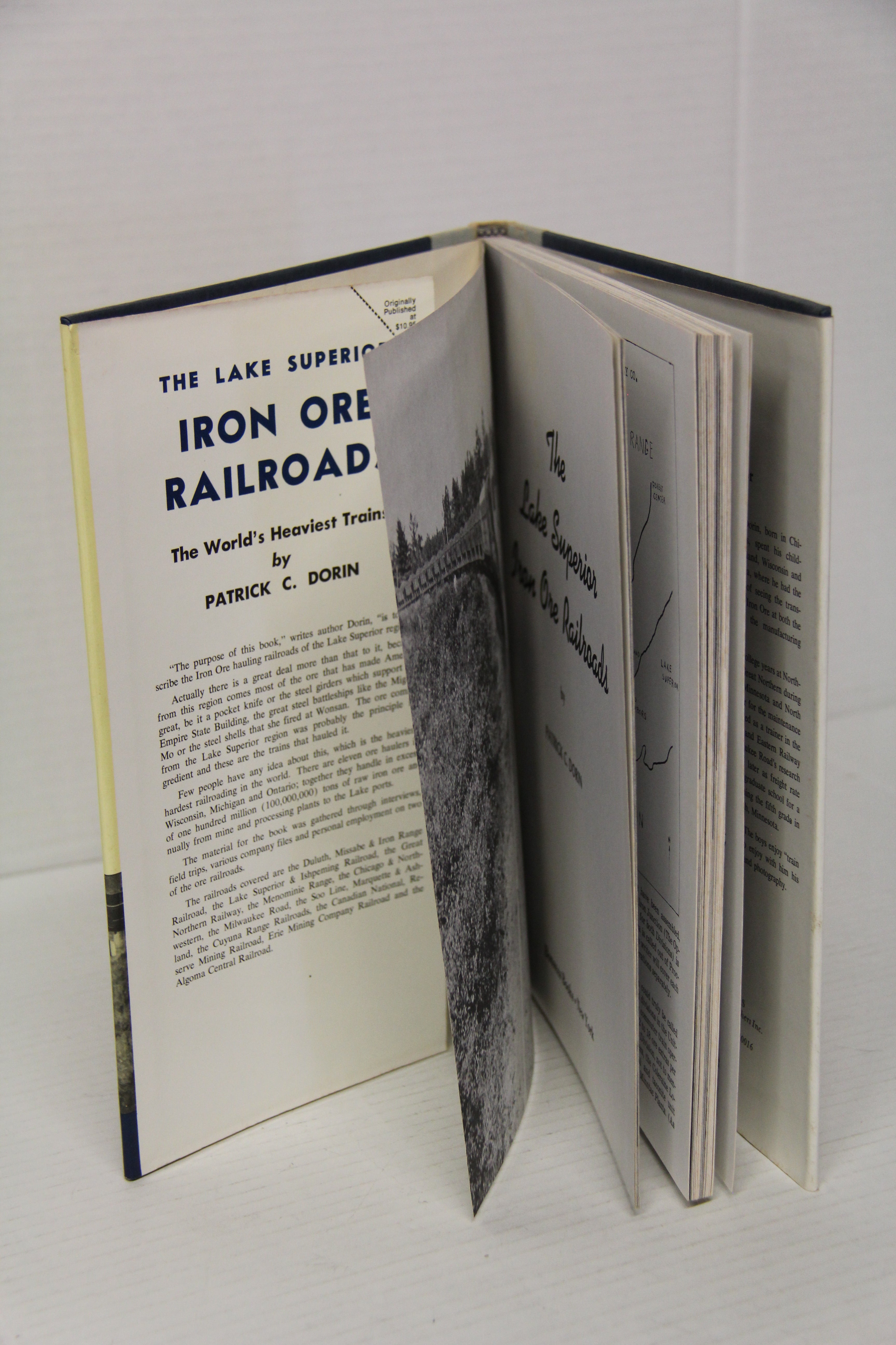 1978 "The Lake Superior Iron Ore Railroads -The World's Heaviest Trains" by Patrick C Dorin-Hard Cover-Second hand-M7144