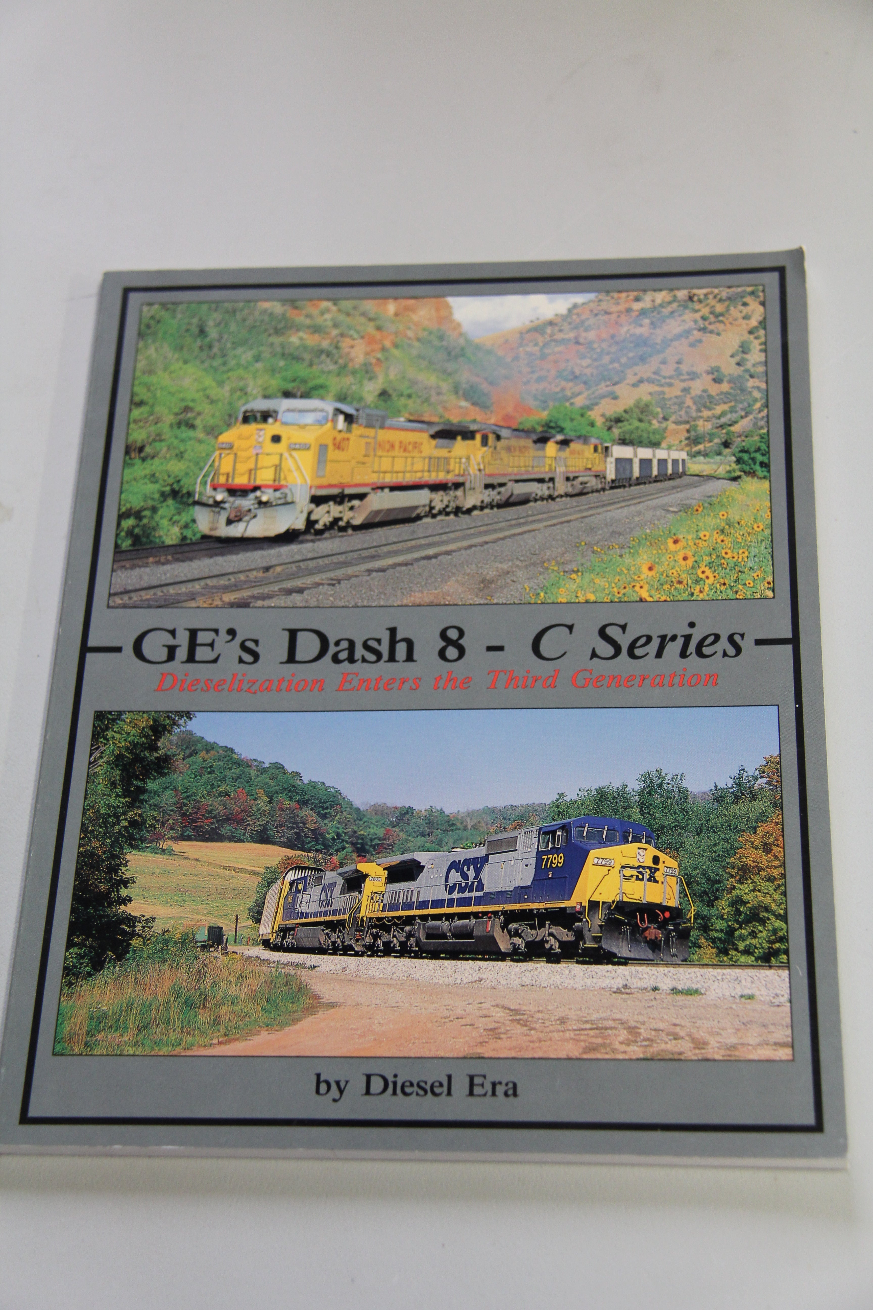 "GE's Dash 8- C Series - Dieselization Enters the Third Generation" Paperback Book-Second hand-M5869