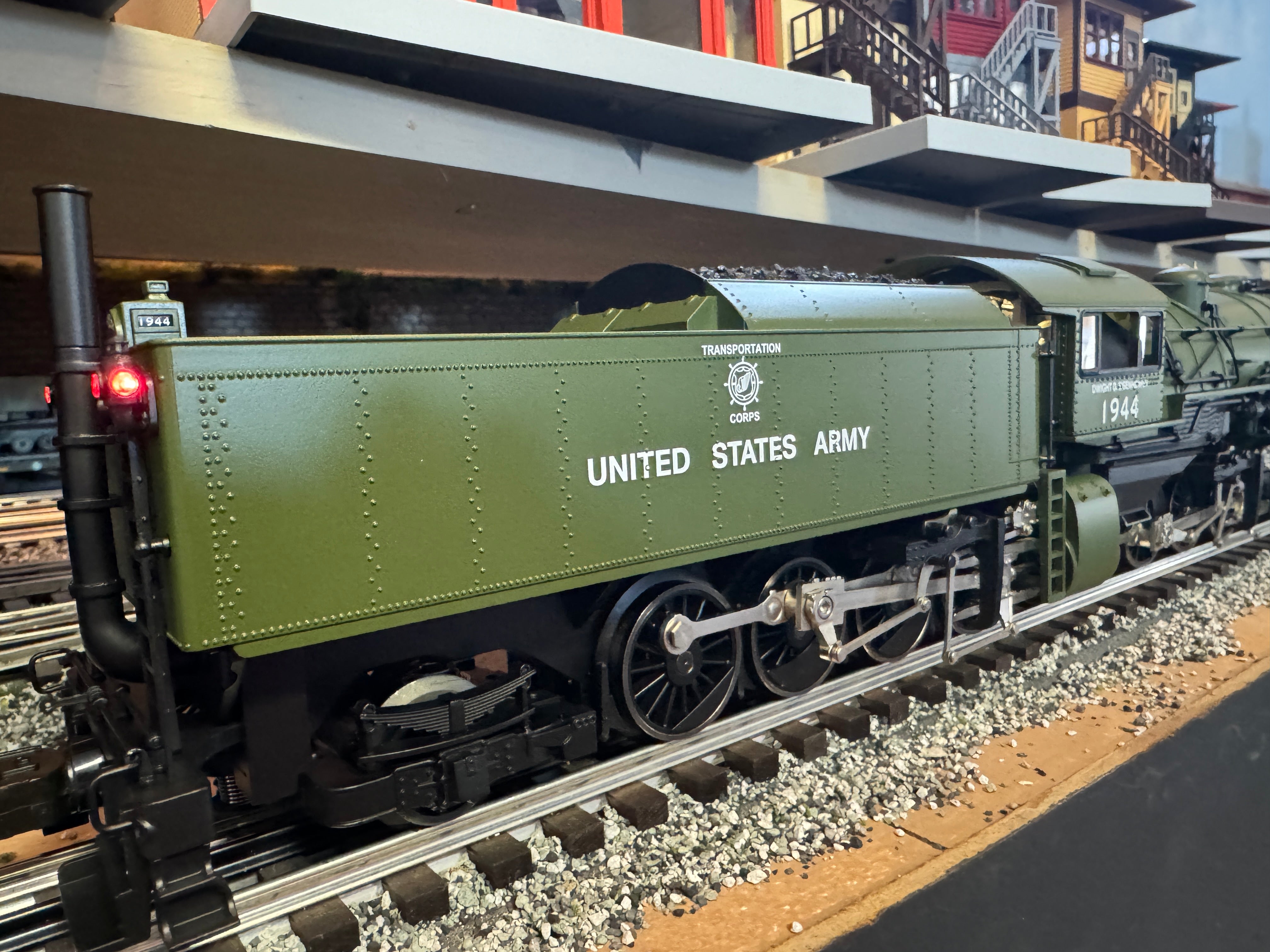 Lionel 2431860 - Vision Line Triplex Steam Locomotive "U.S. Army" #1944 - Custom Run for MrMuffin'sTrains