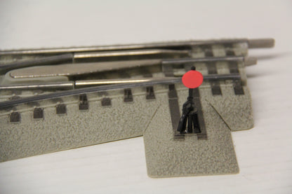 Lionel FasTrack 6-12017 -036 Manual Switch-Left Hand-Second hand-M7148-3 - MrMuffin'sTrains