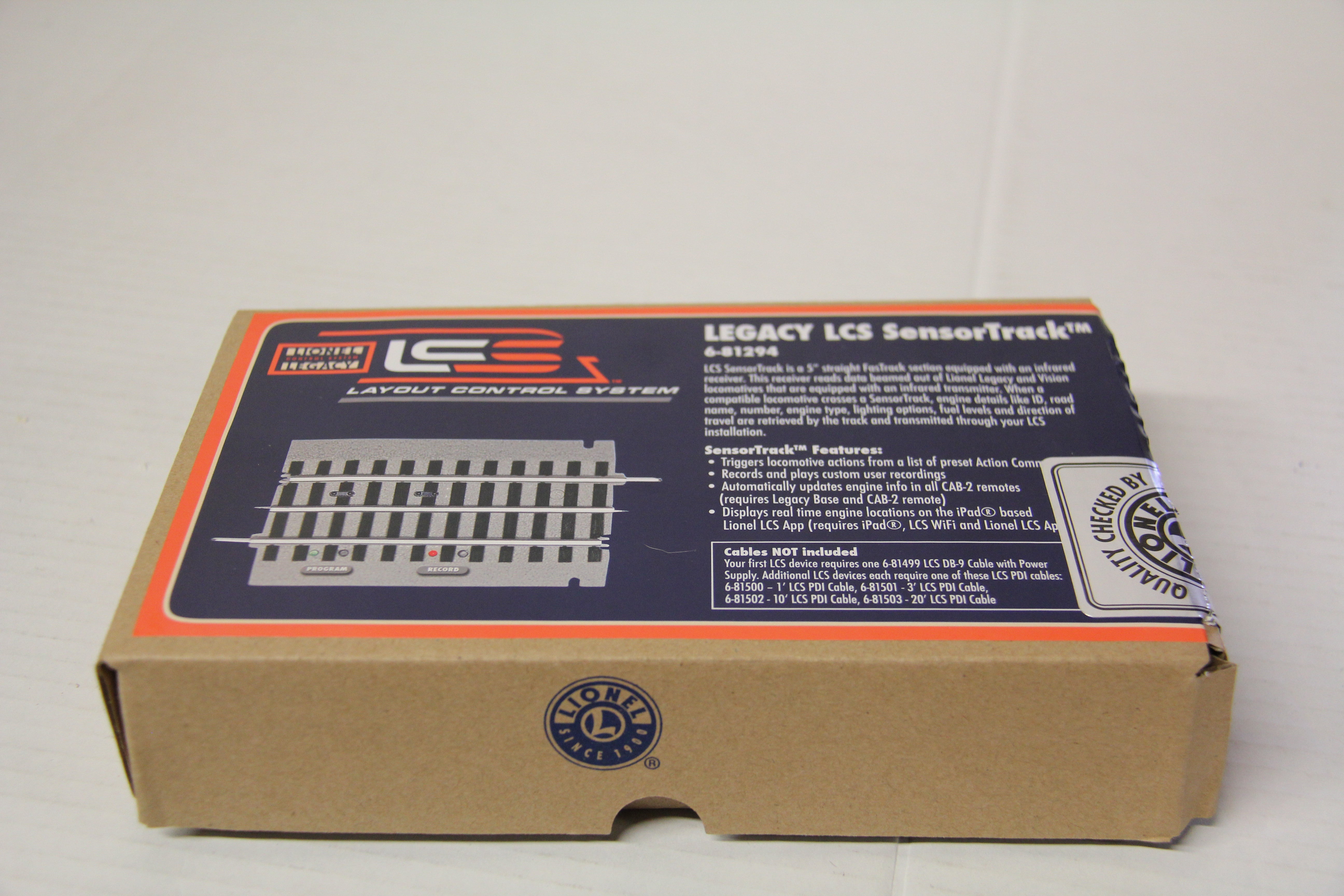 Lionel 6-81294 LEGACY LCS SensorTrack-Second hand-M7149