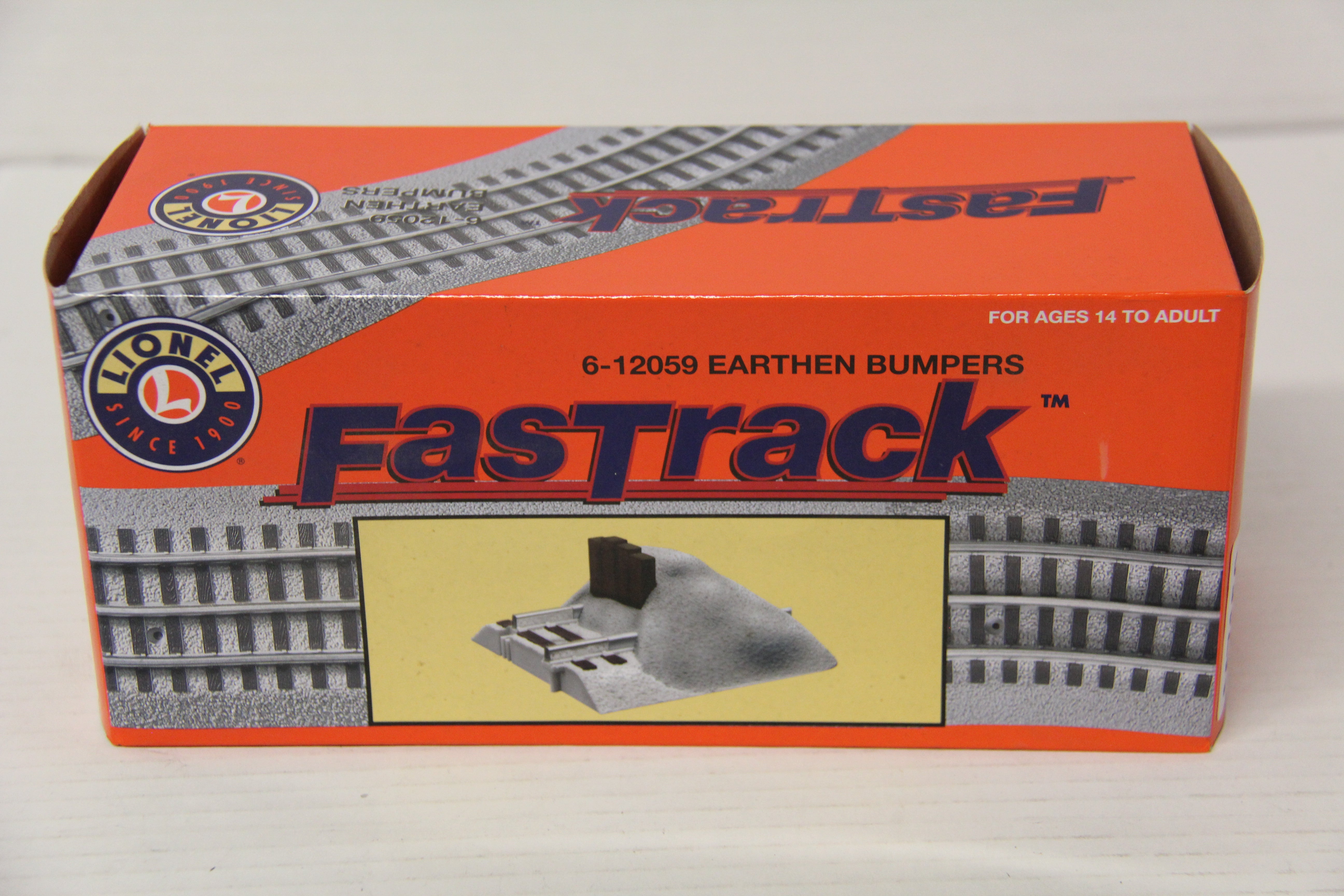 Lionel FasTrack 6-12059 Earthen Bumpers-Second hand-M7150-2