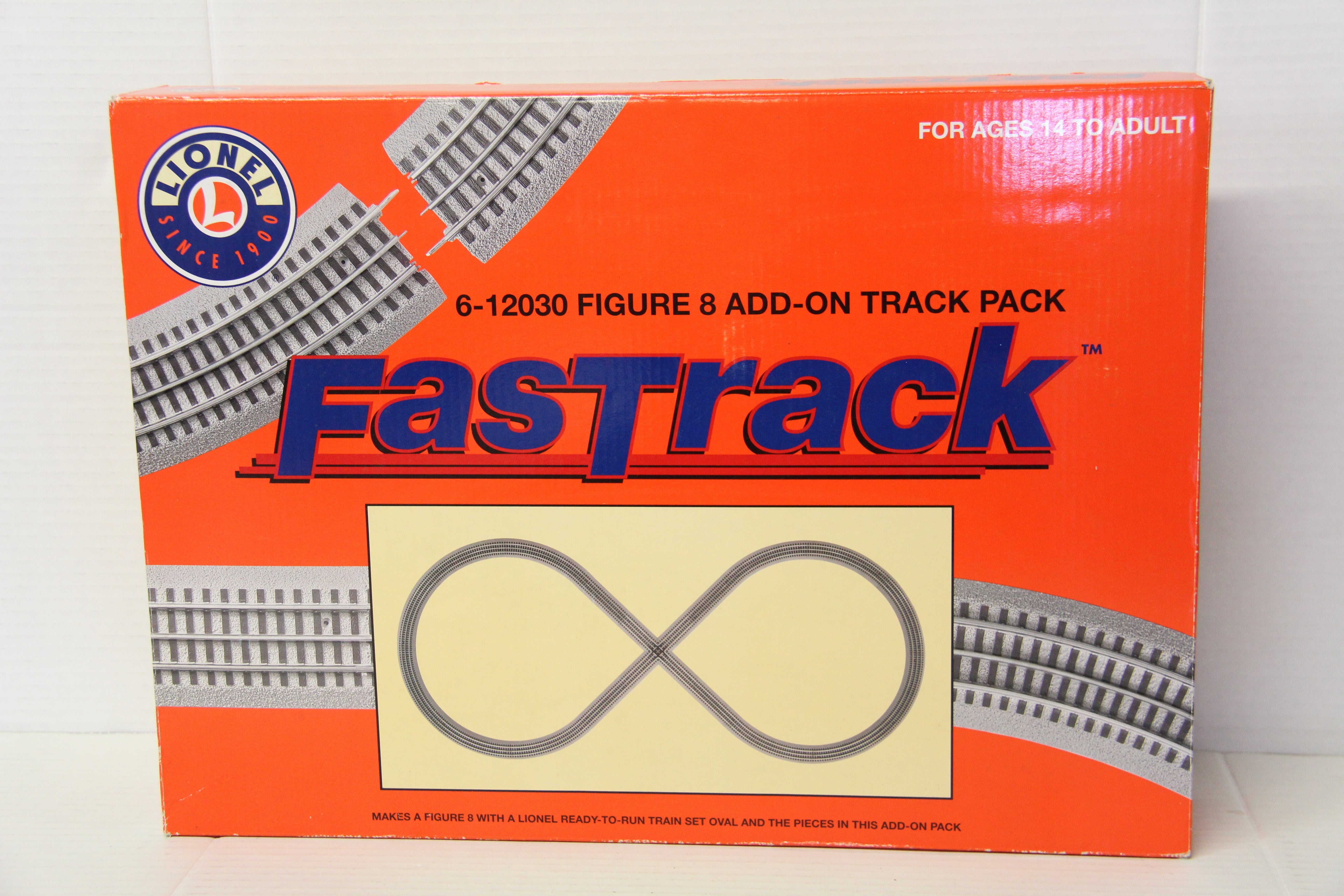 Lionel FasTrack 6-12030 Figure 8 Add-On Track Pack-Second hand-M7154