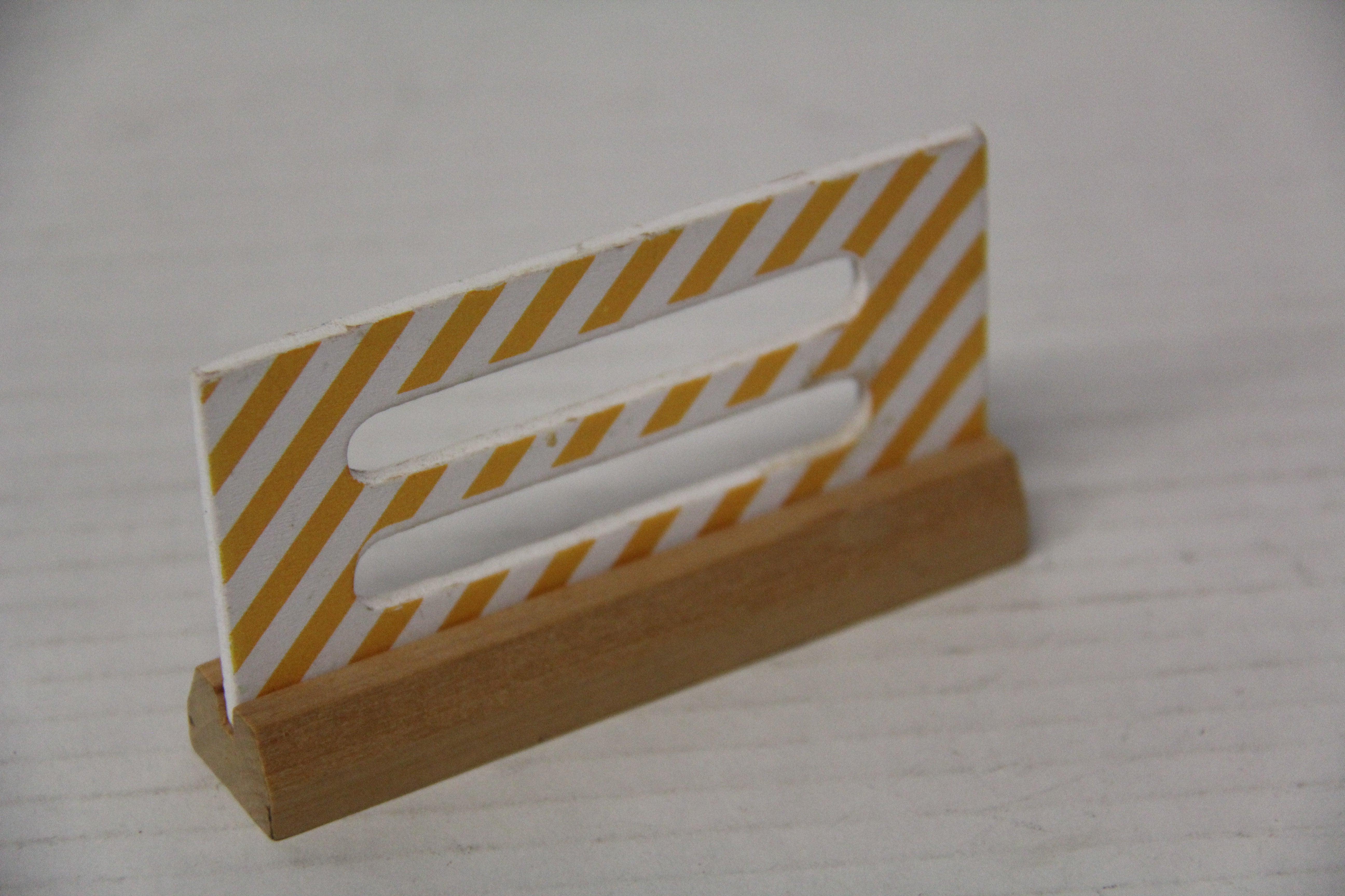 2 Construction Barriers O Scale-Second hand-M7155