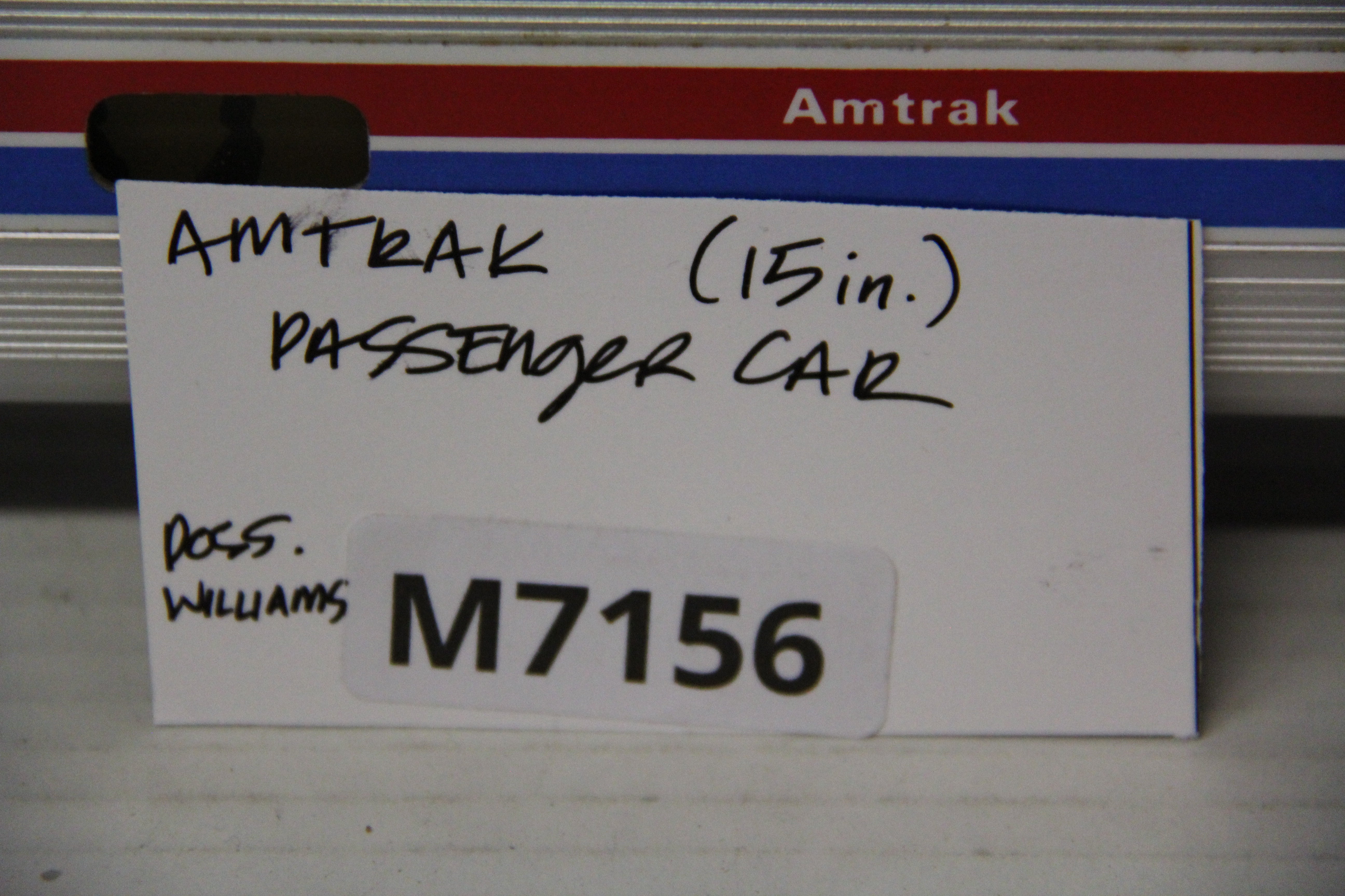 Amtrak 15" Aluminum Passenger Unmarked-Second hand-M7156