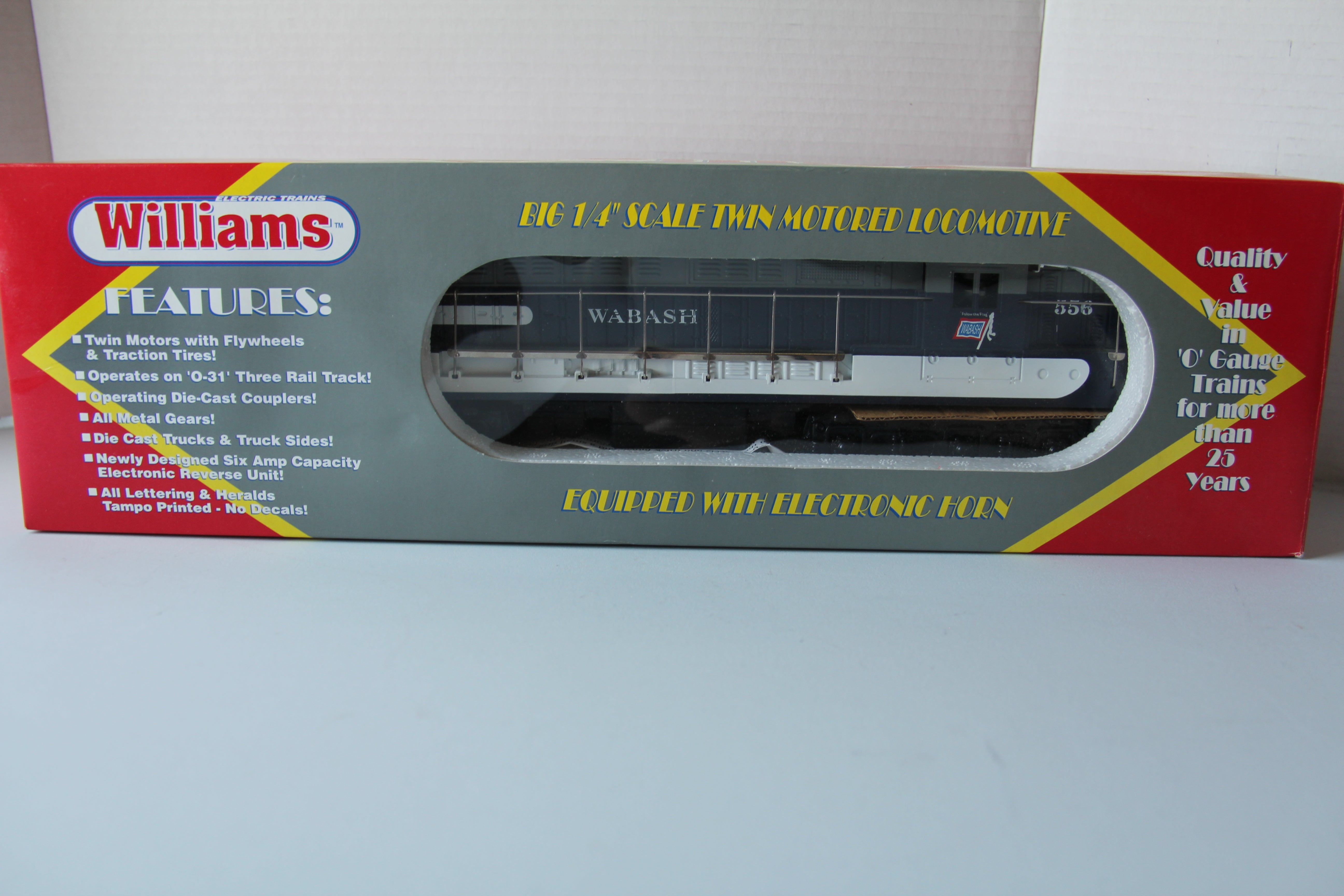Williams FM514 Wabash FM Trainmaster Power A with Horn #556-Second hand-M3017