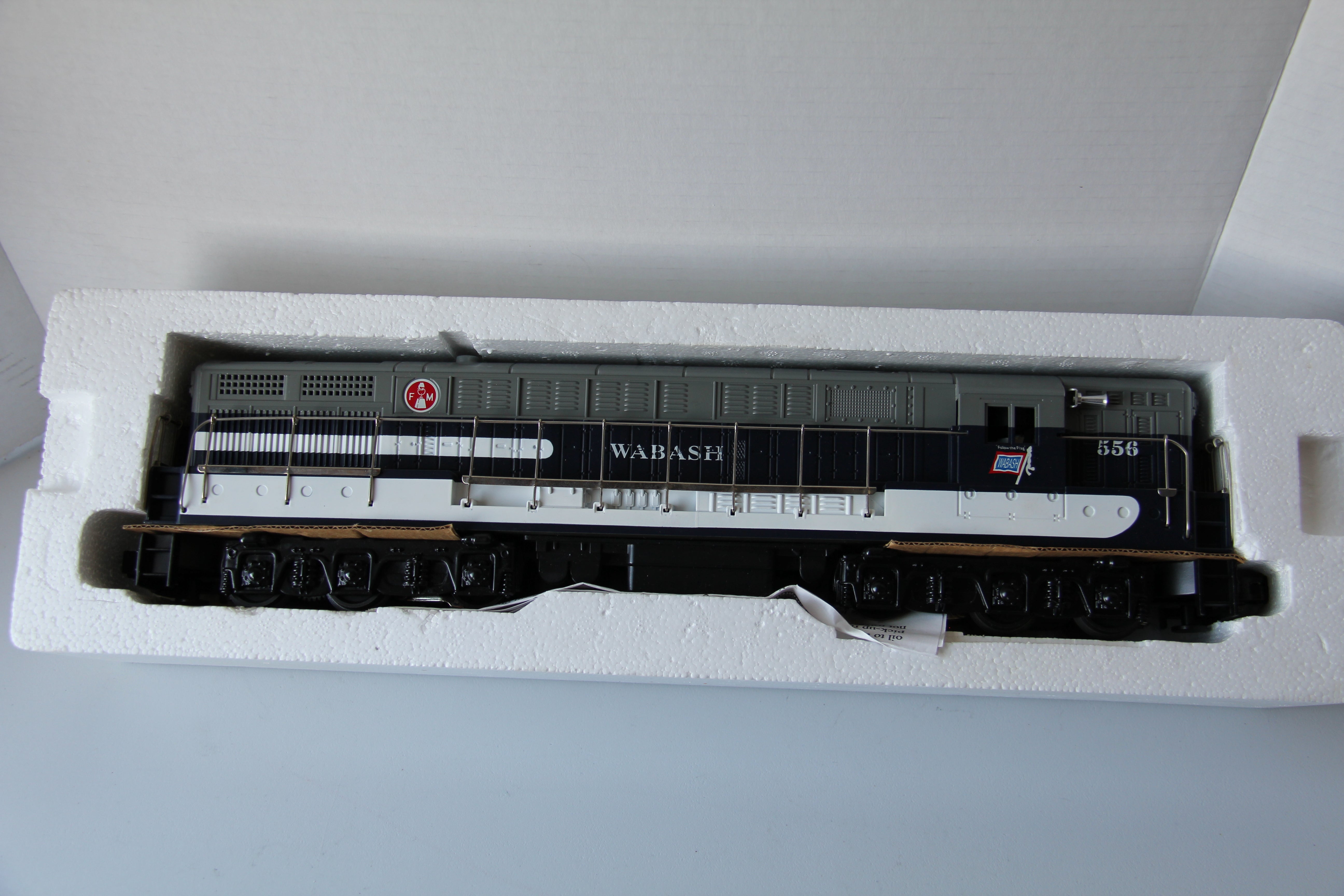 Williams FM514 Wabash FM Trainmaster Power A with Horn #556-Second hand-M3017