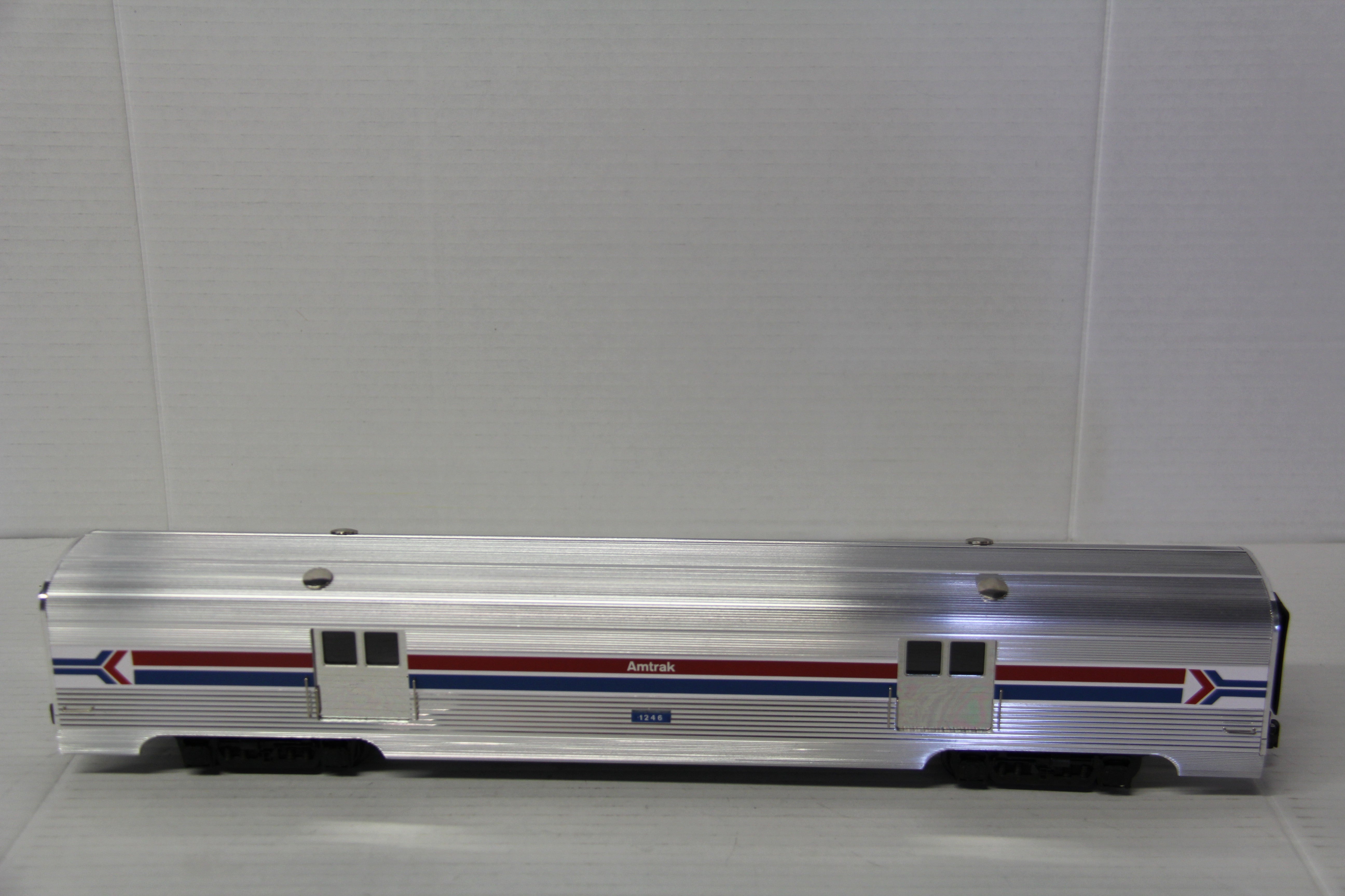 K Line K4603-31246 Extruded Aluminum Amtrak Heritage Fleet #18 Baggage Car-Second hand-M7158